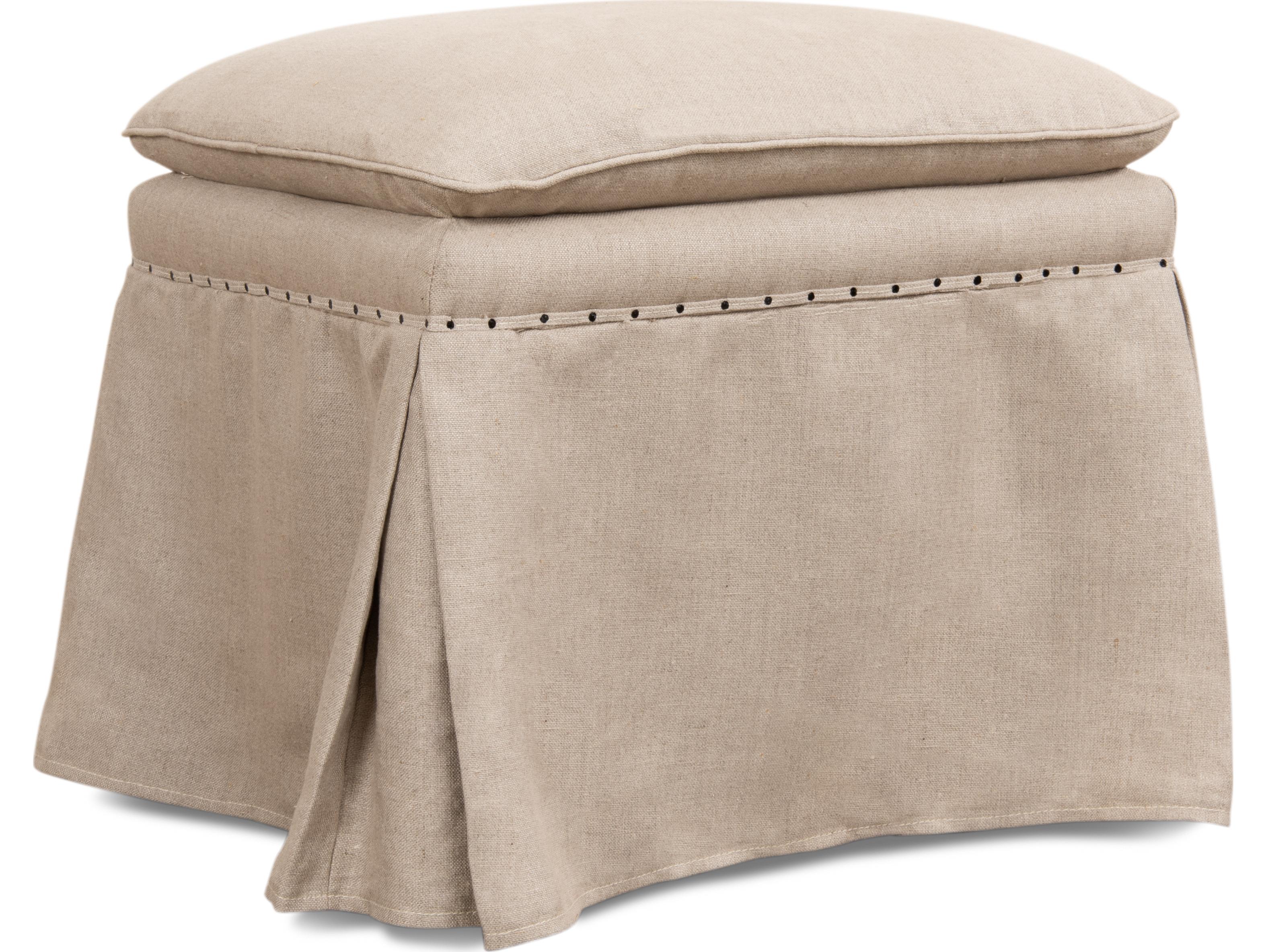 Sarreid Ltd Draped Ottoman
