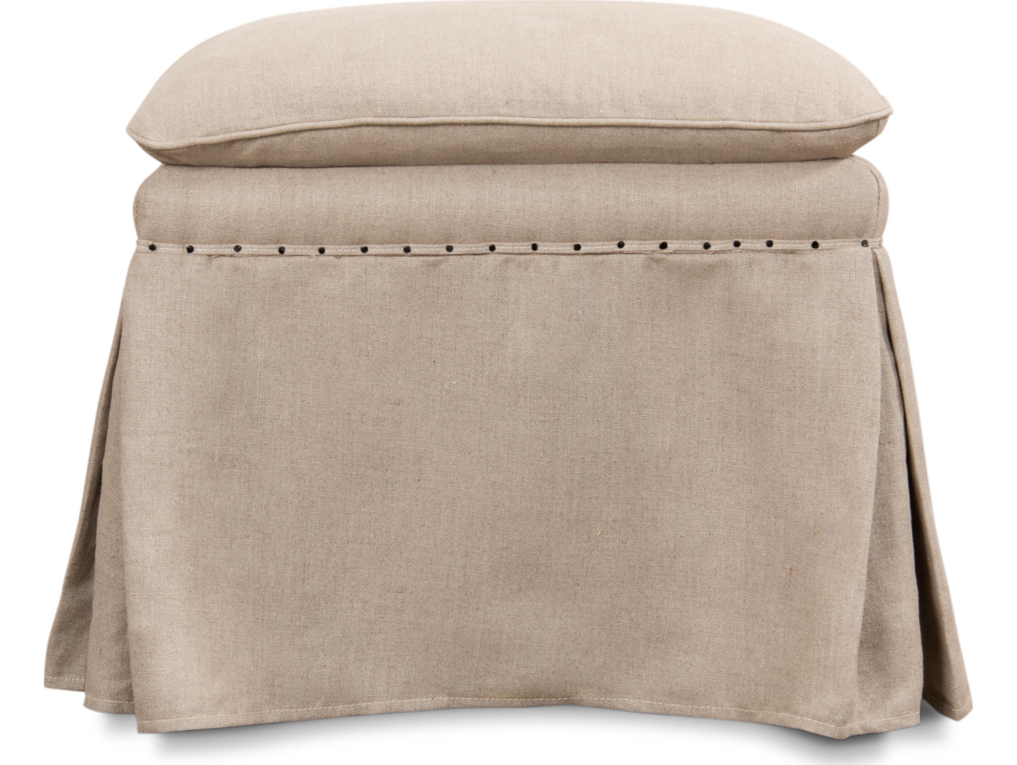 Sarreid Ltd Draped Ottoman