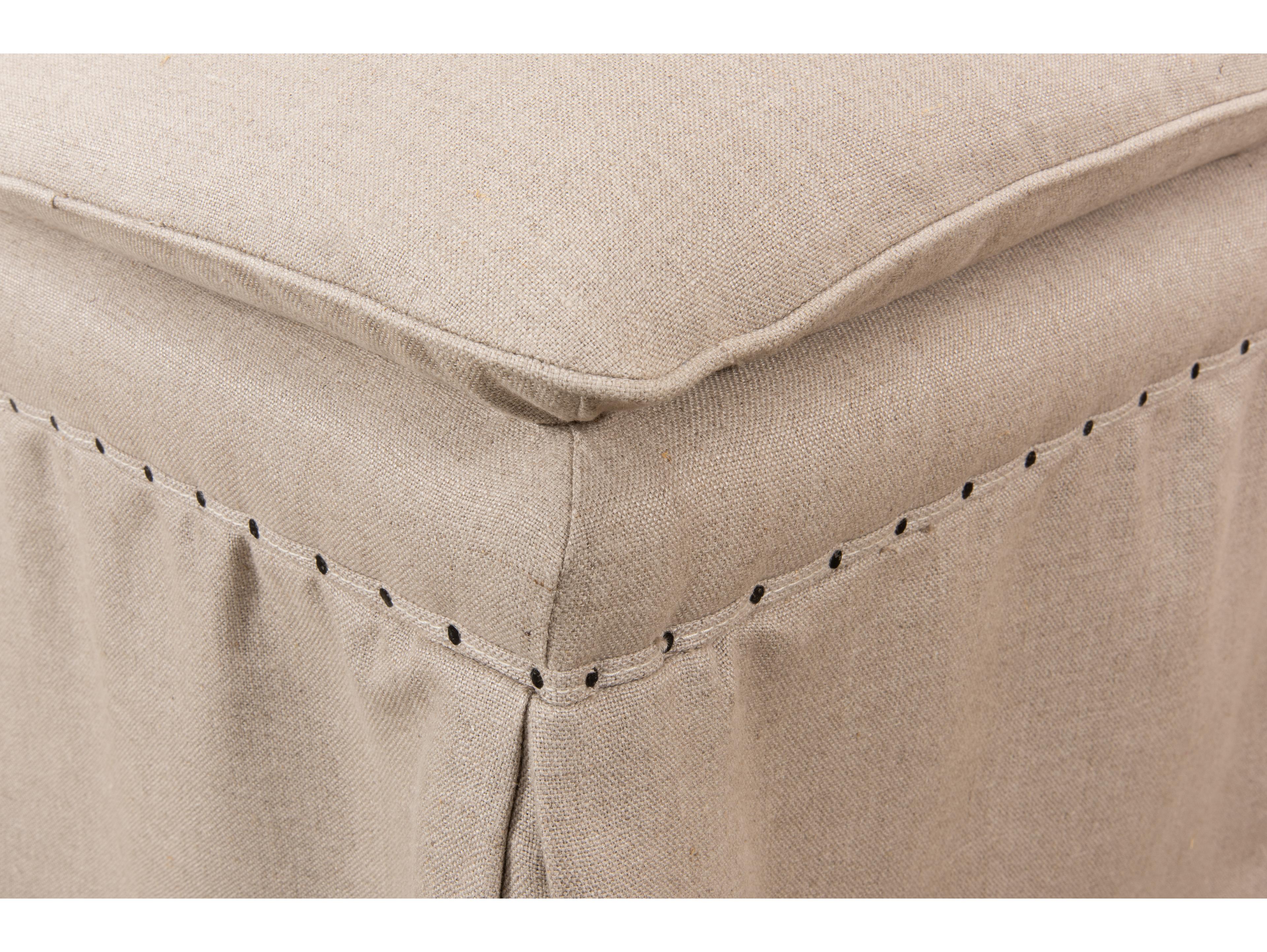 Sarreid Ltd Draped Ottoman