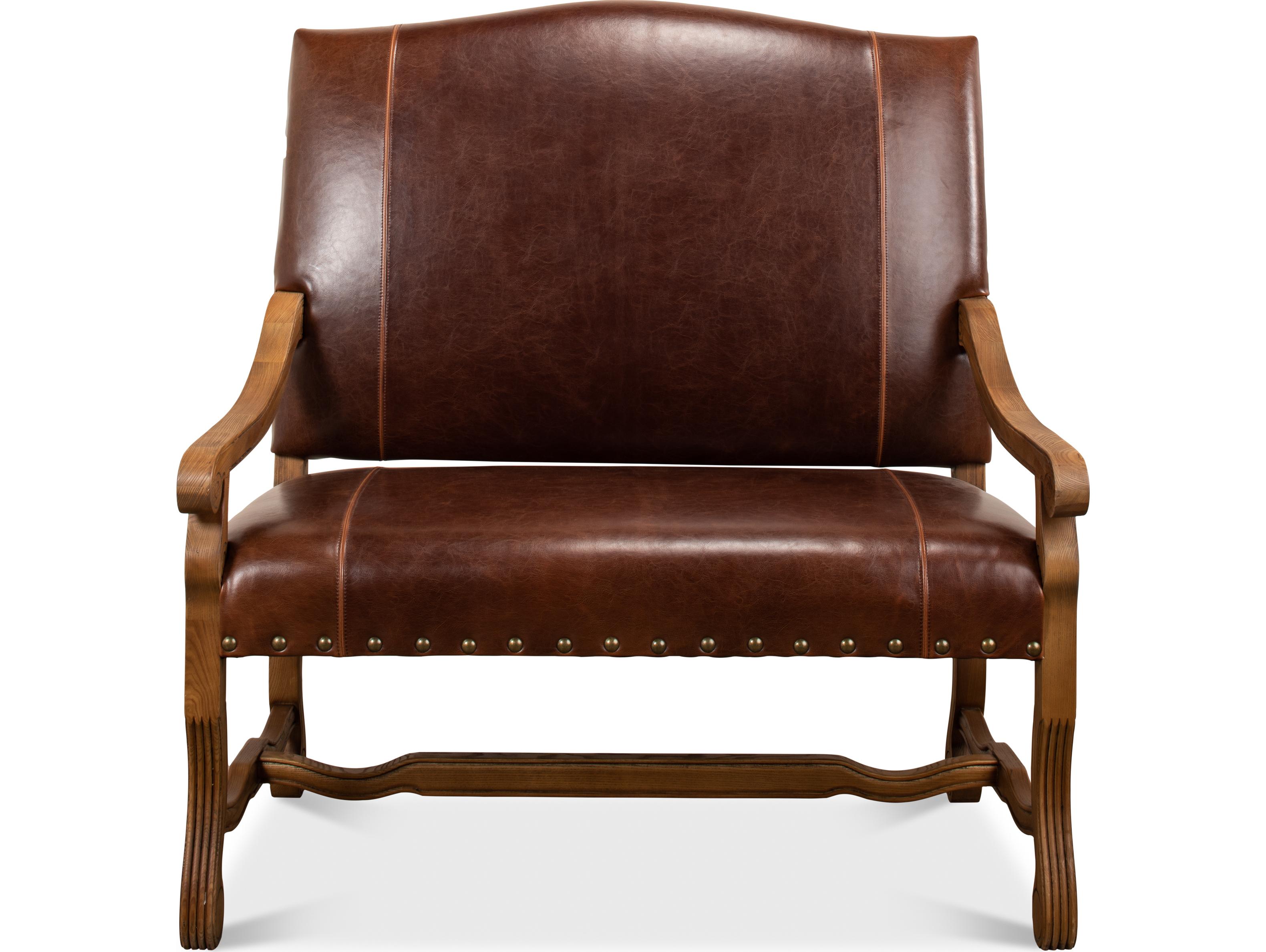 Sarreid Ltd Italian Leather Settee