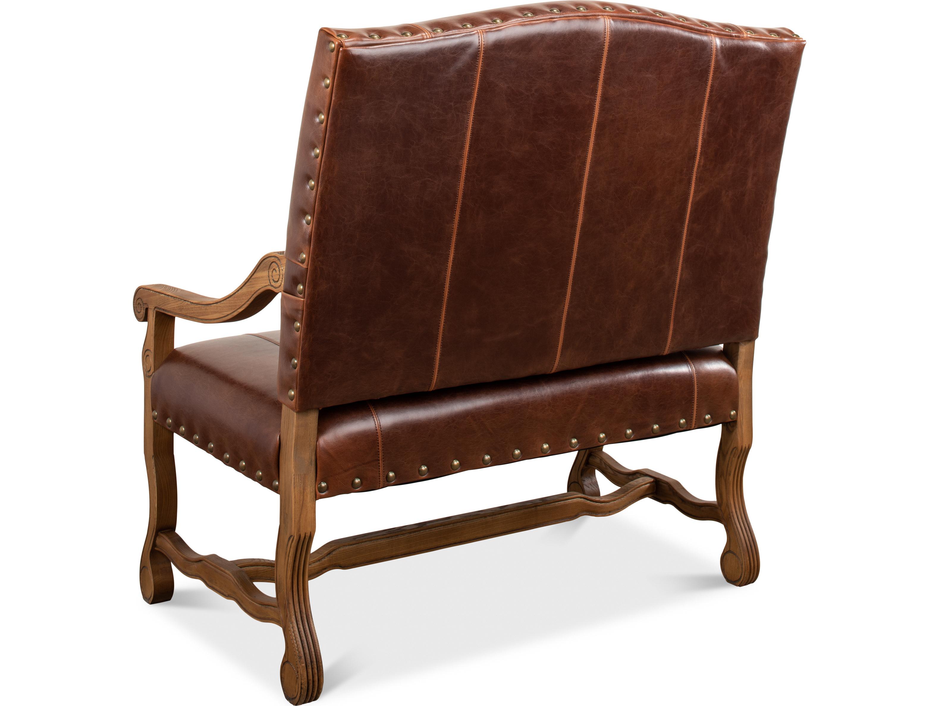 Sarreid Ltd Italian Leather Settee