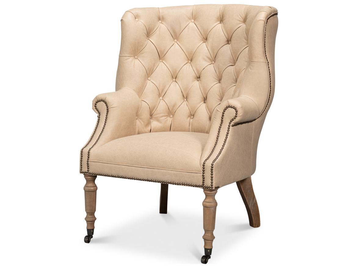 Sarreid Ltd Welsh Beige Accent Chair