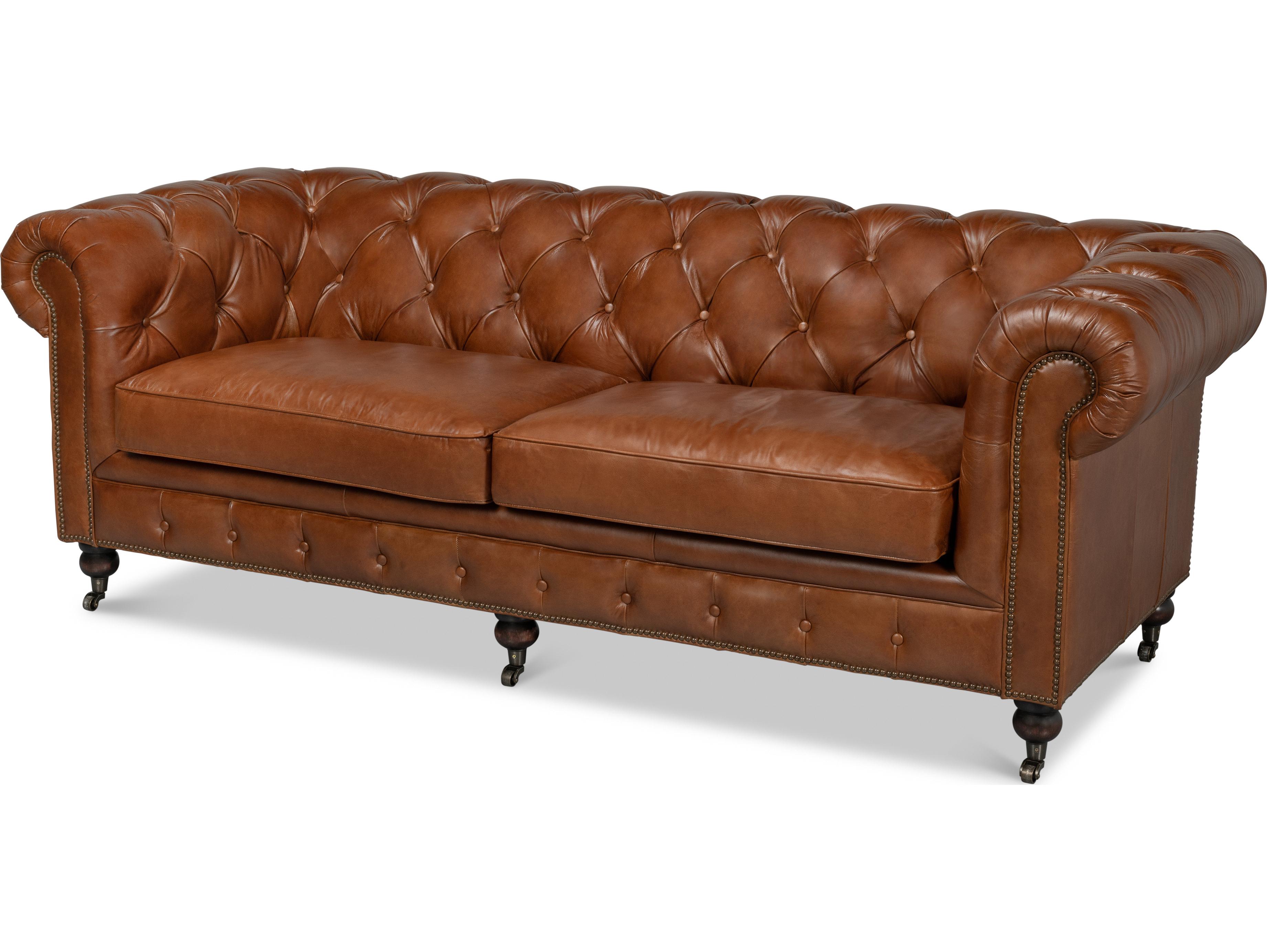 Sarreid Ltd Castered Chesterfield Sofa
