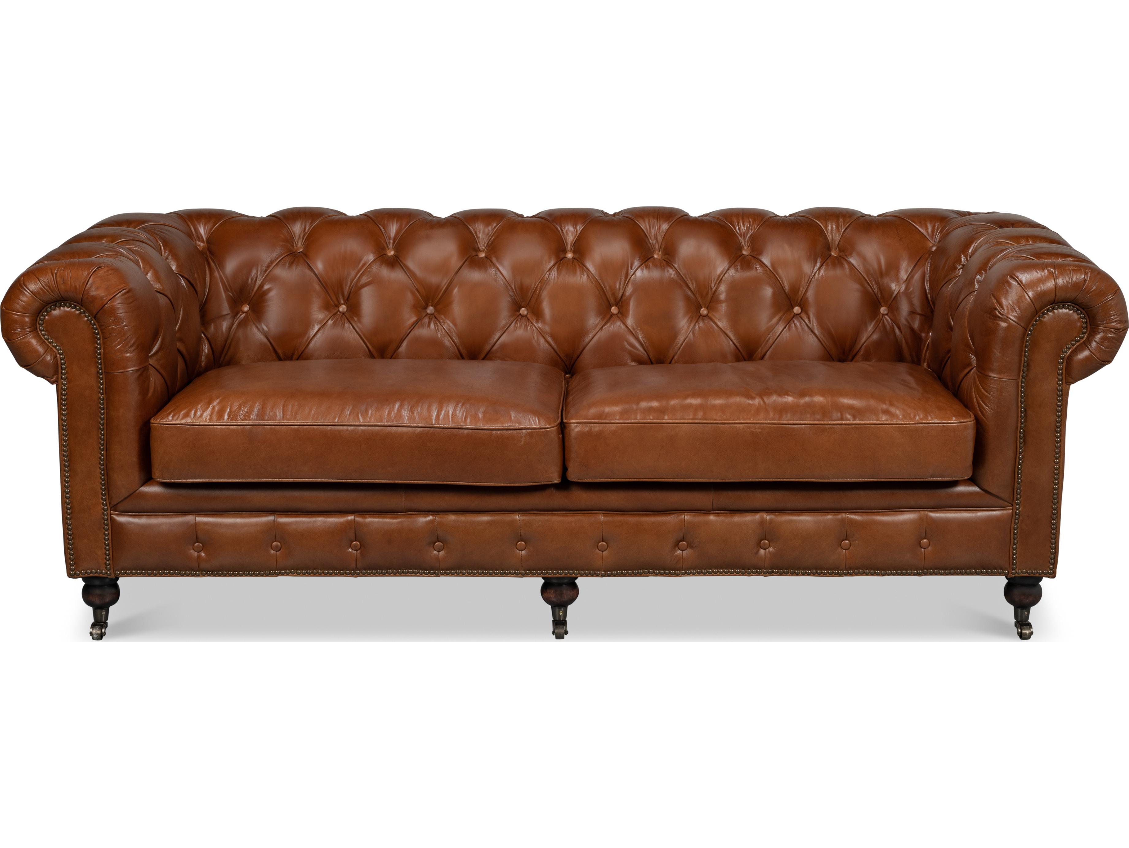 Sarreid Ltd Castered Chesterfield Sofa