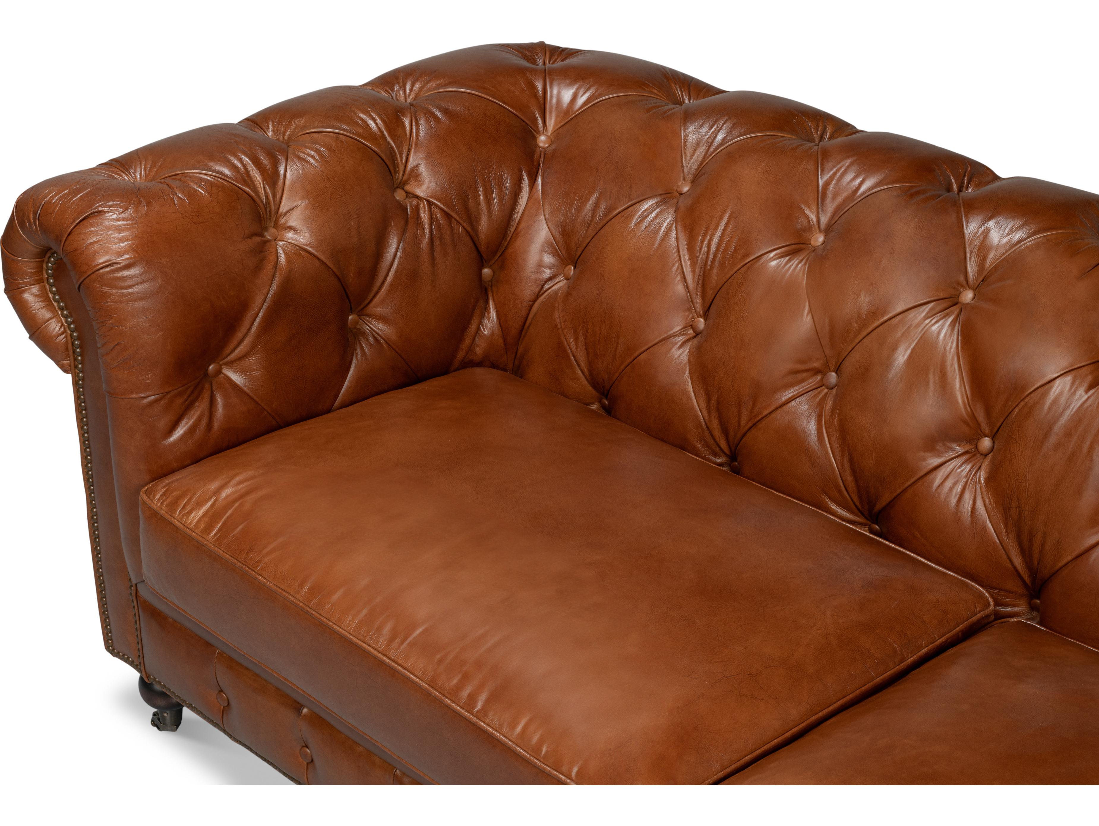 Sarreid Ltd Castered Chesterfield Sofa
