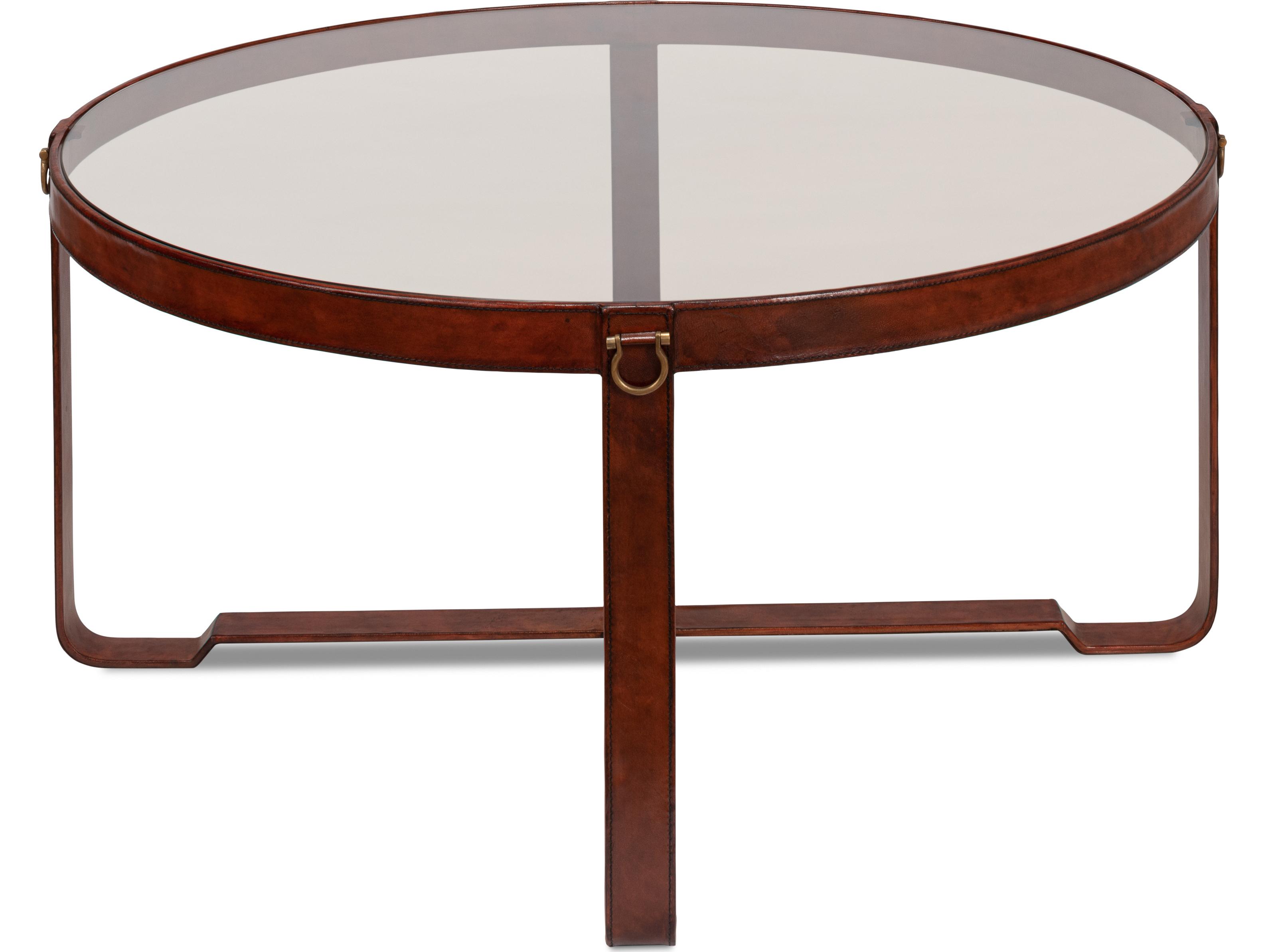 Sarreid Ltd Harness Round Coffee Table
