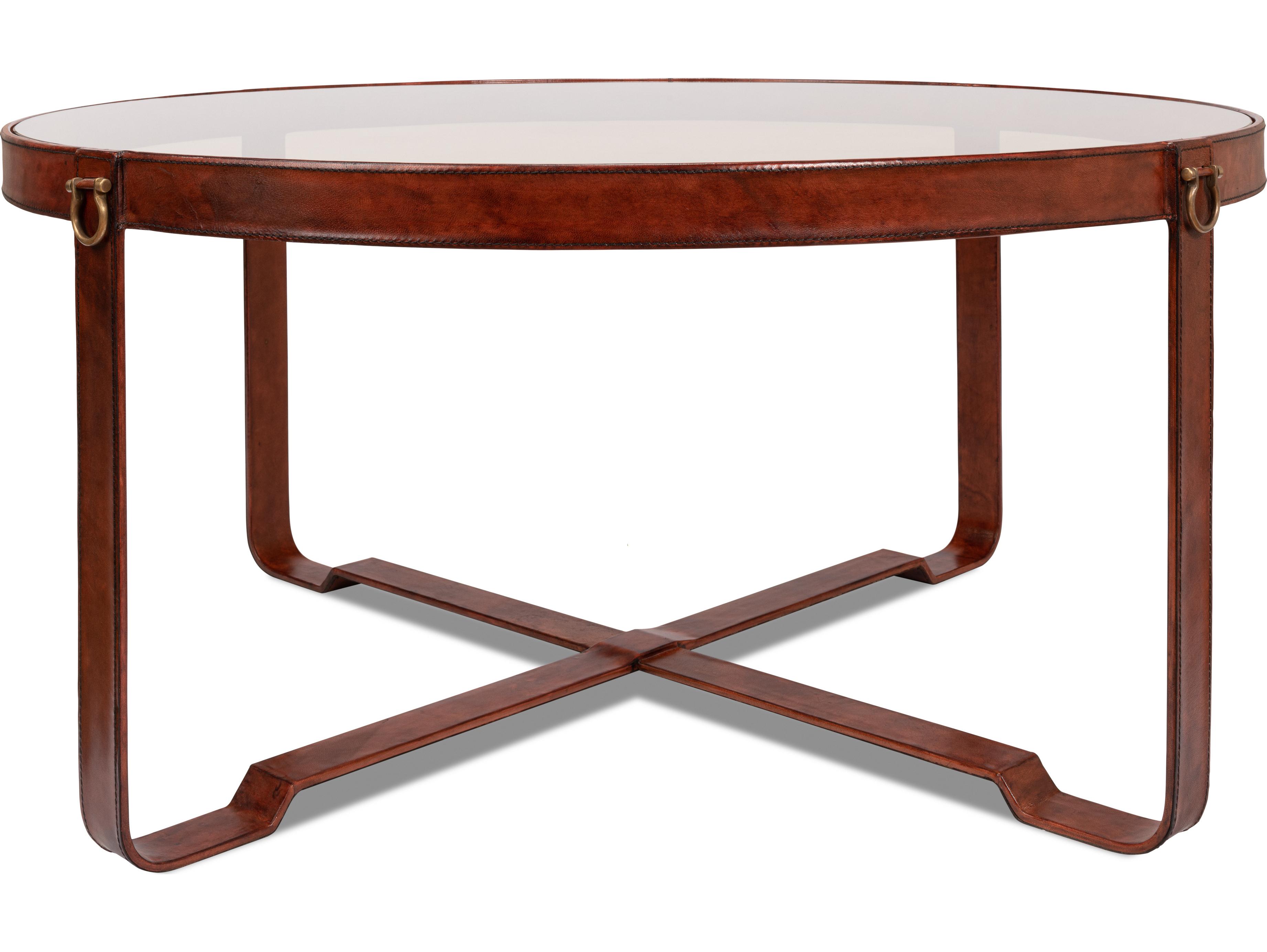 Sarreid Ltd Harness Round Coffee Table