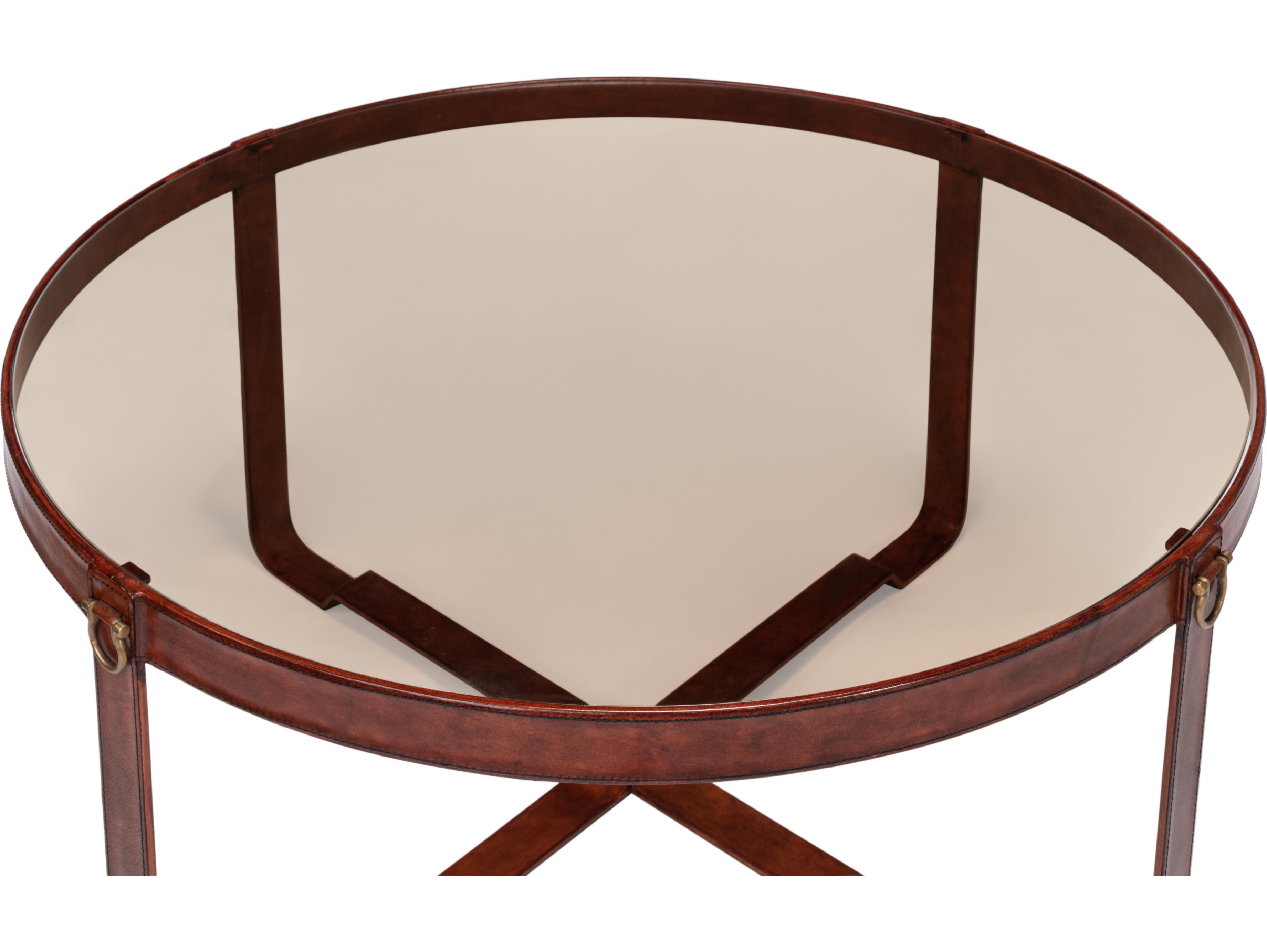 Sarreid Ltd Harness Round Coffee Table