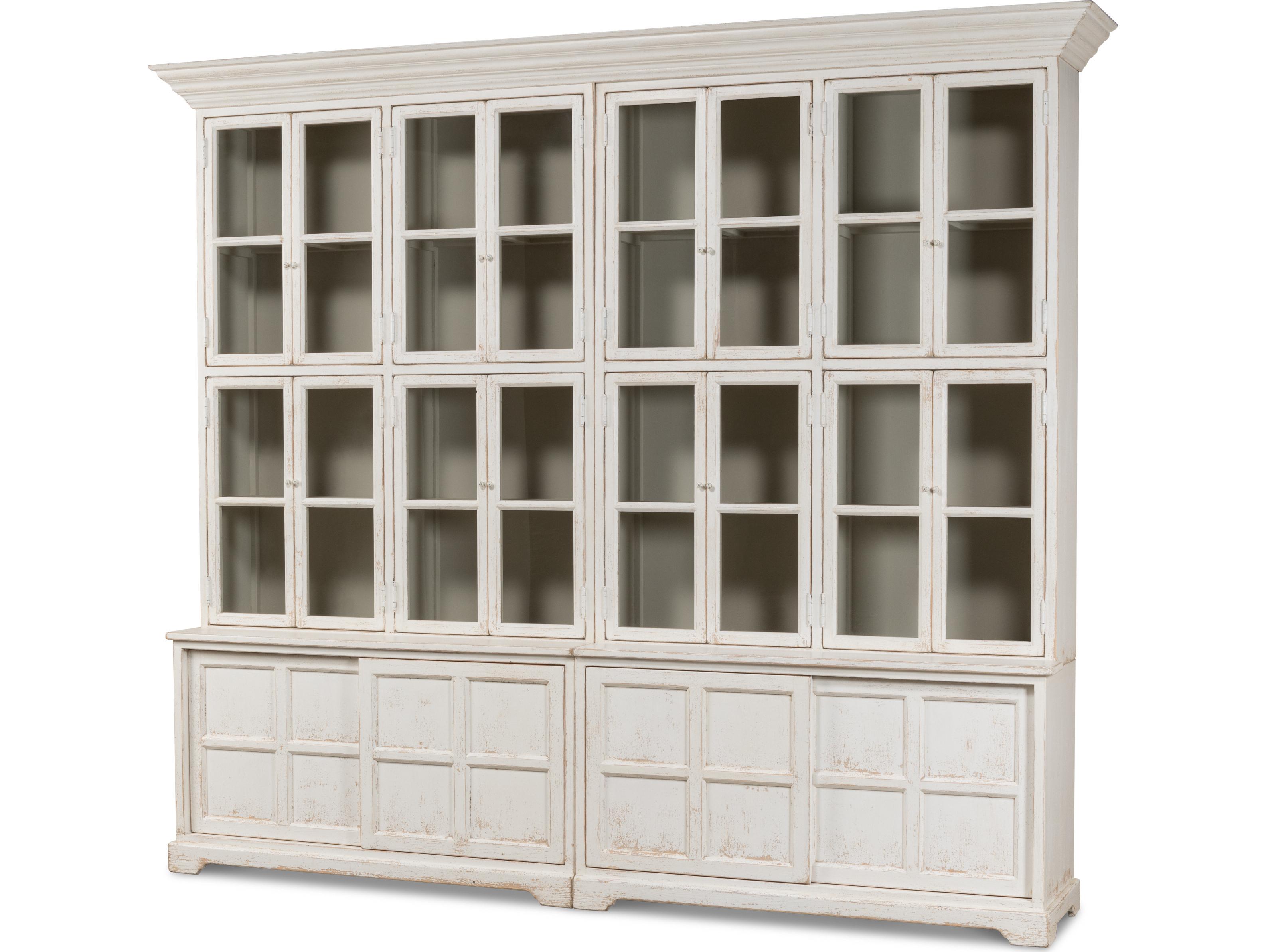 Sarreid Ltd Glass Front Bookcase