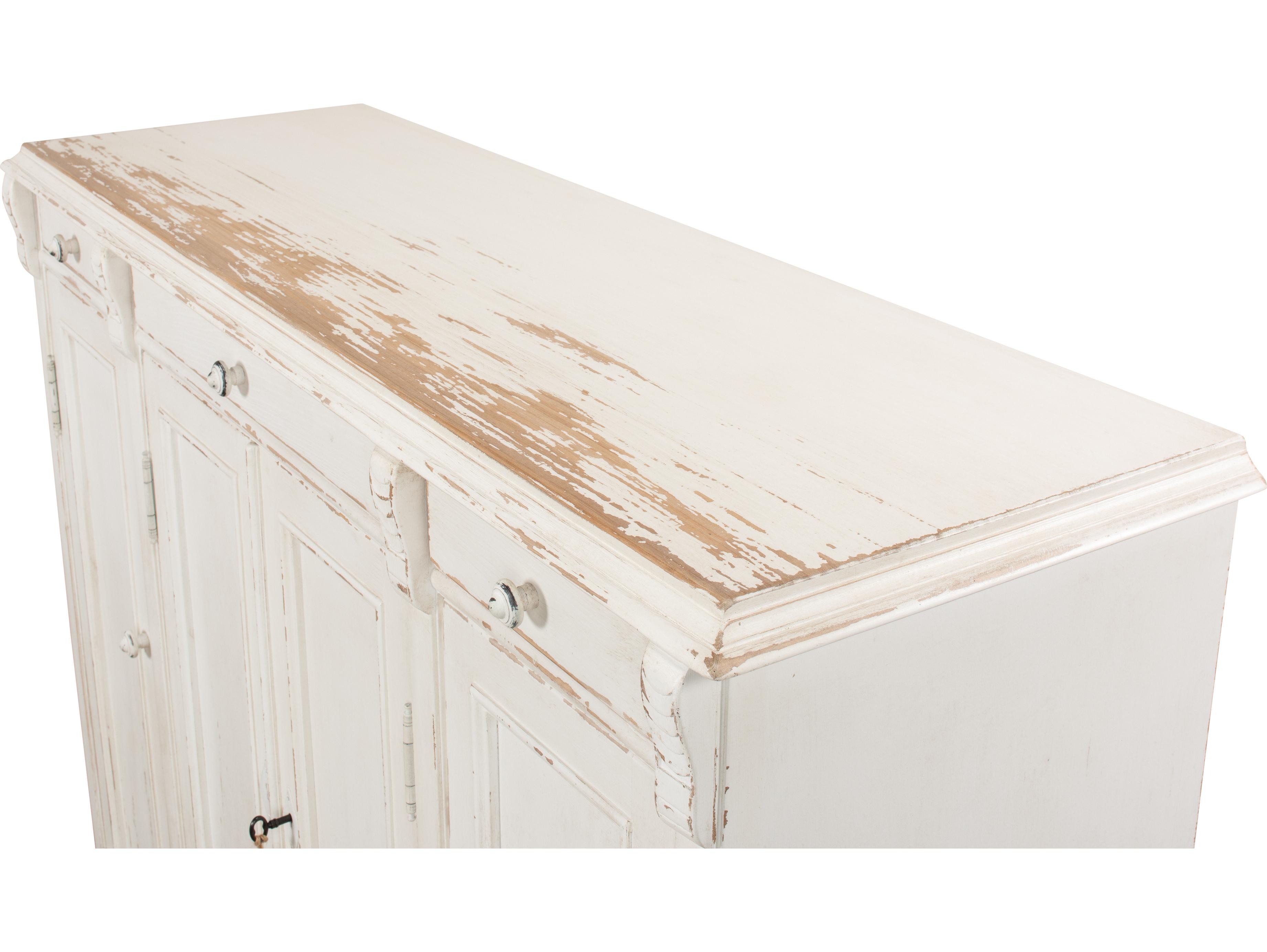 Sarreid Ltd White Swan Tall Sideboard