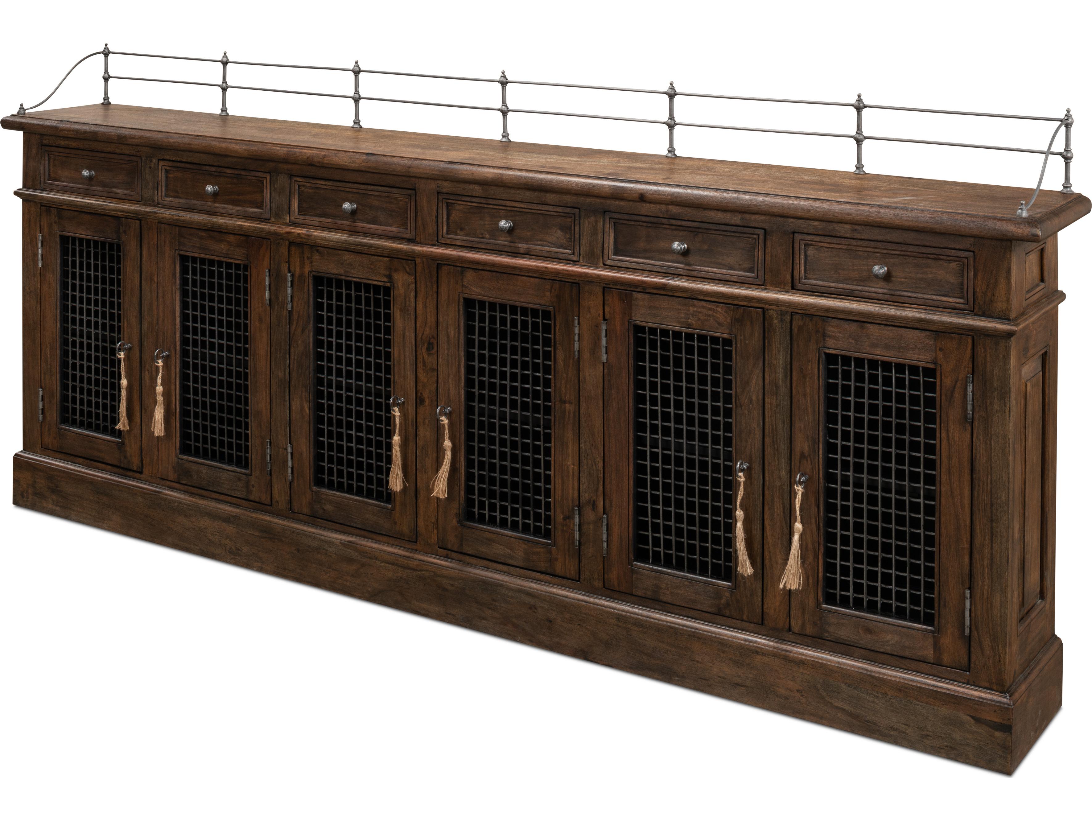 Sarreid Ltd Covent Gardens Sideboard Old Stain