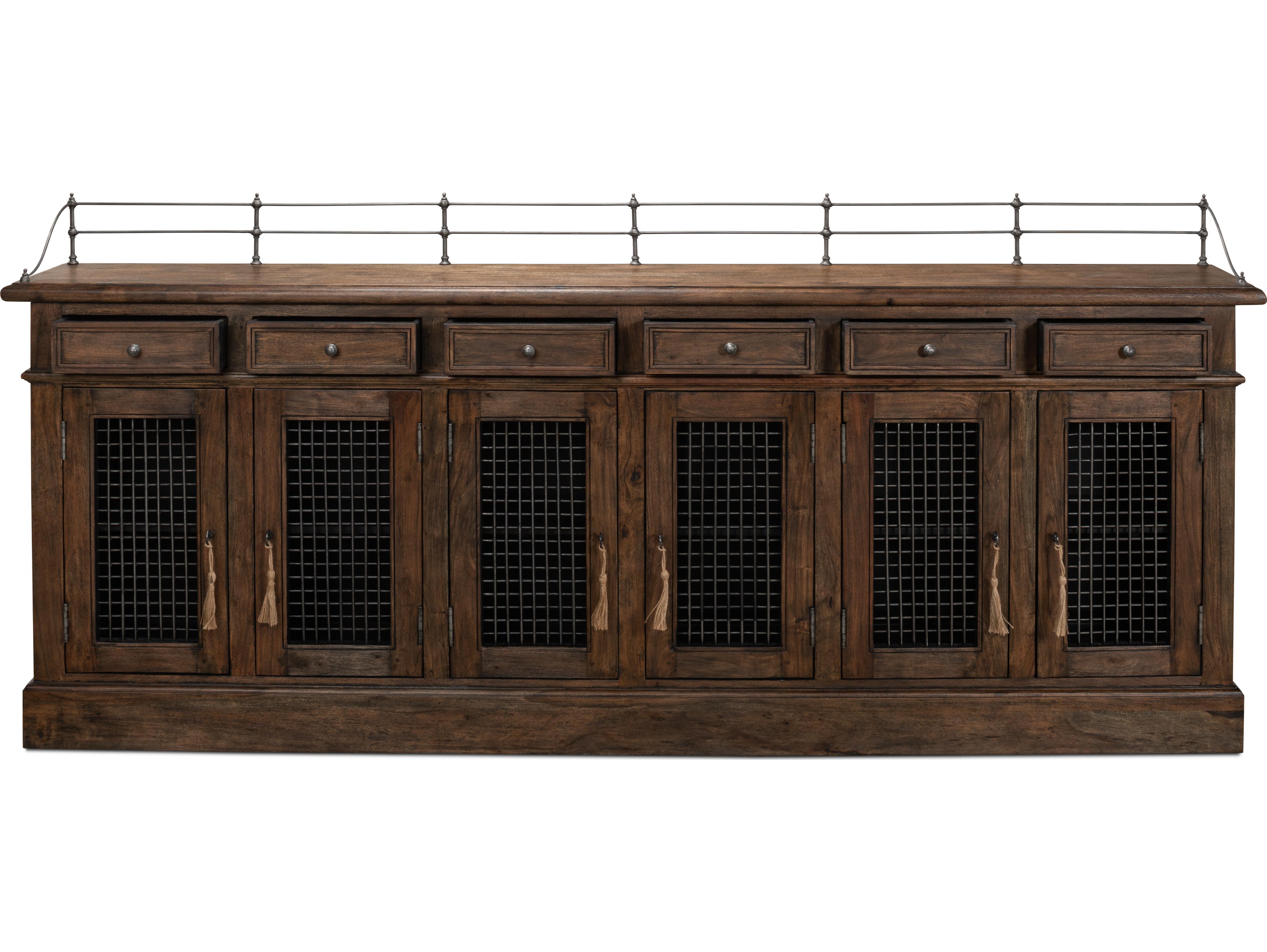 Sarreid Ltd Covent Gardens Sideboard Old Stain