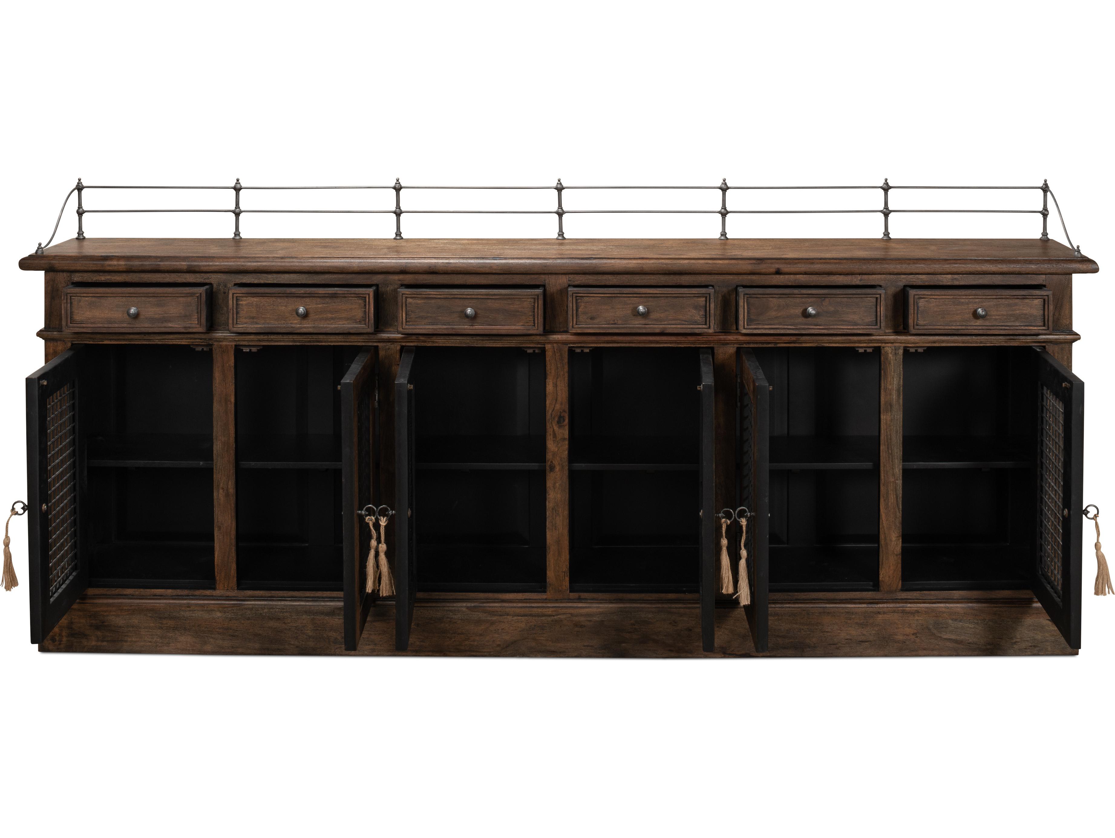 Sarreid Ltd Covent Gardens Sideboard Old Stain