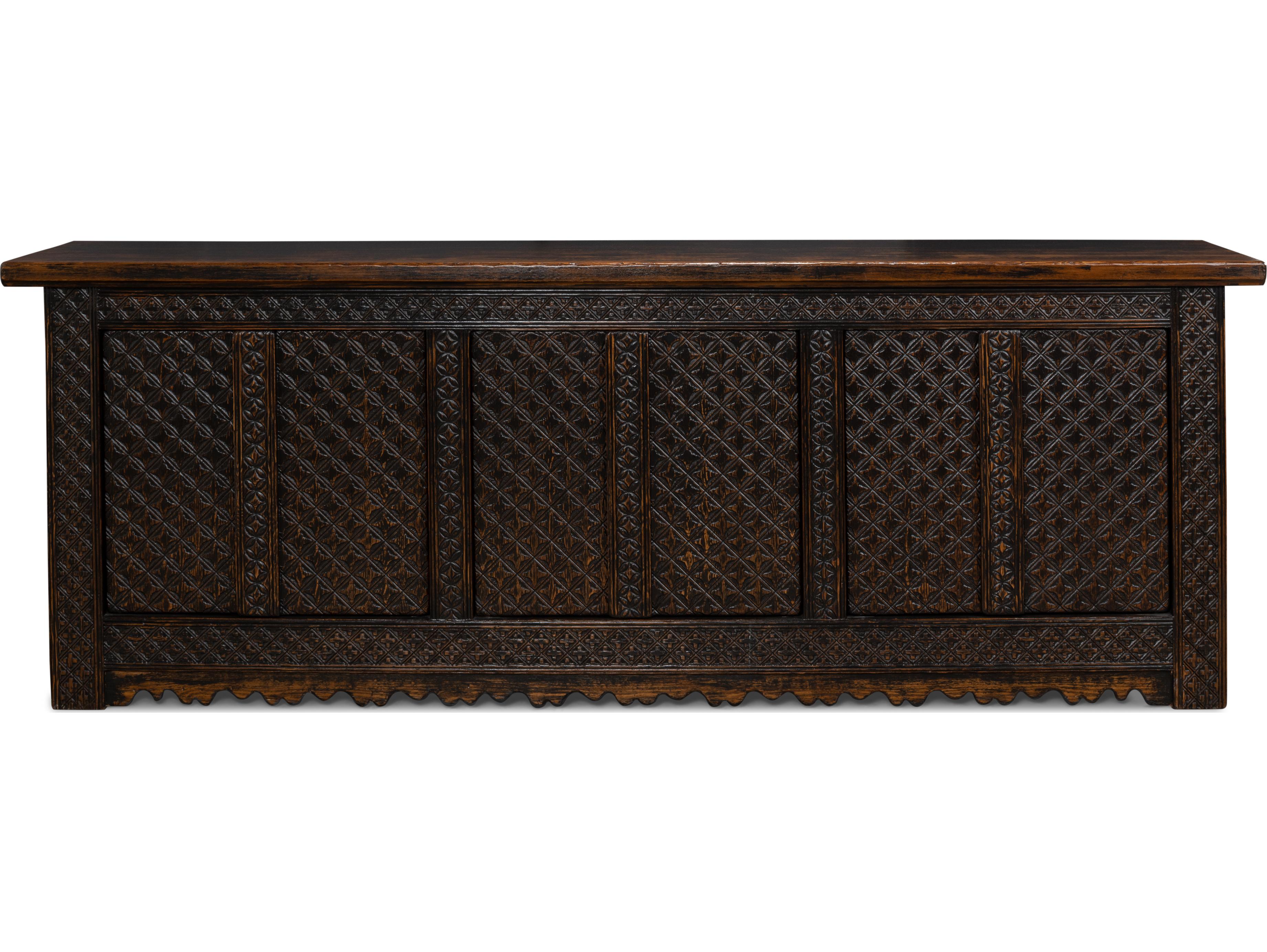 Sarreid Ltd Persian Black Sideboard