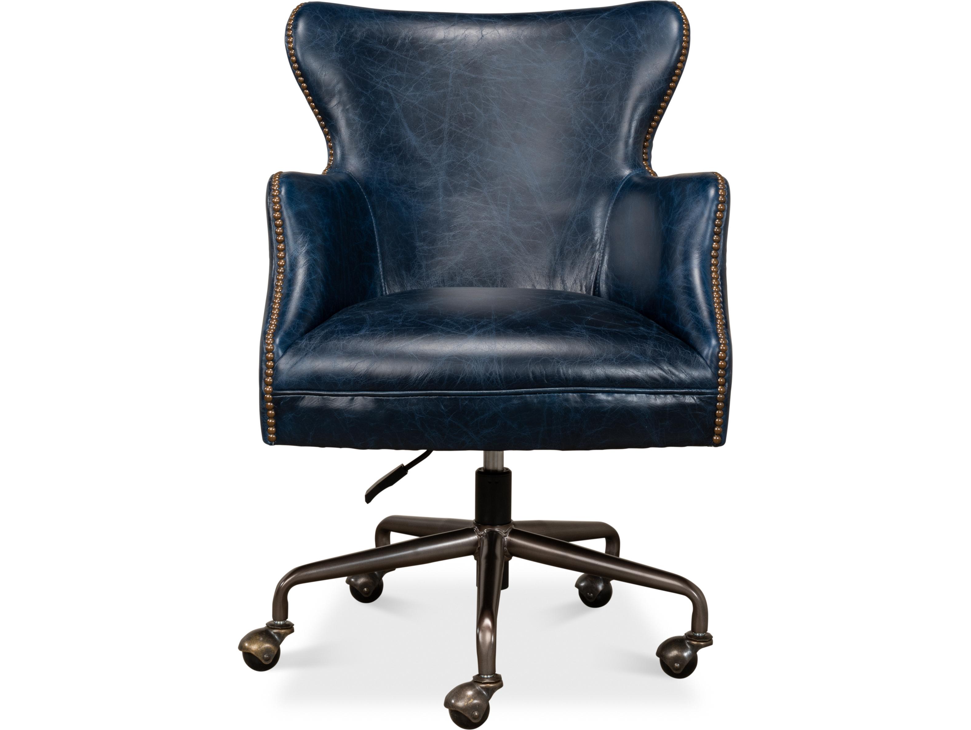 Sarreid Ltd Andrew Jackson Desk Chair Chateau Blue
