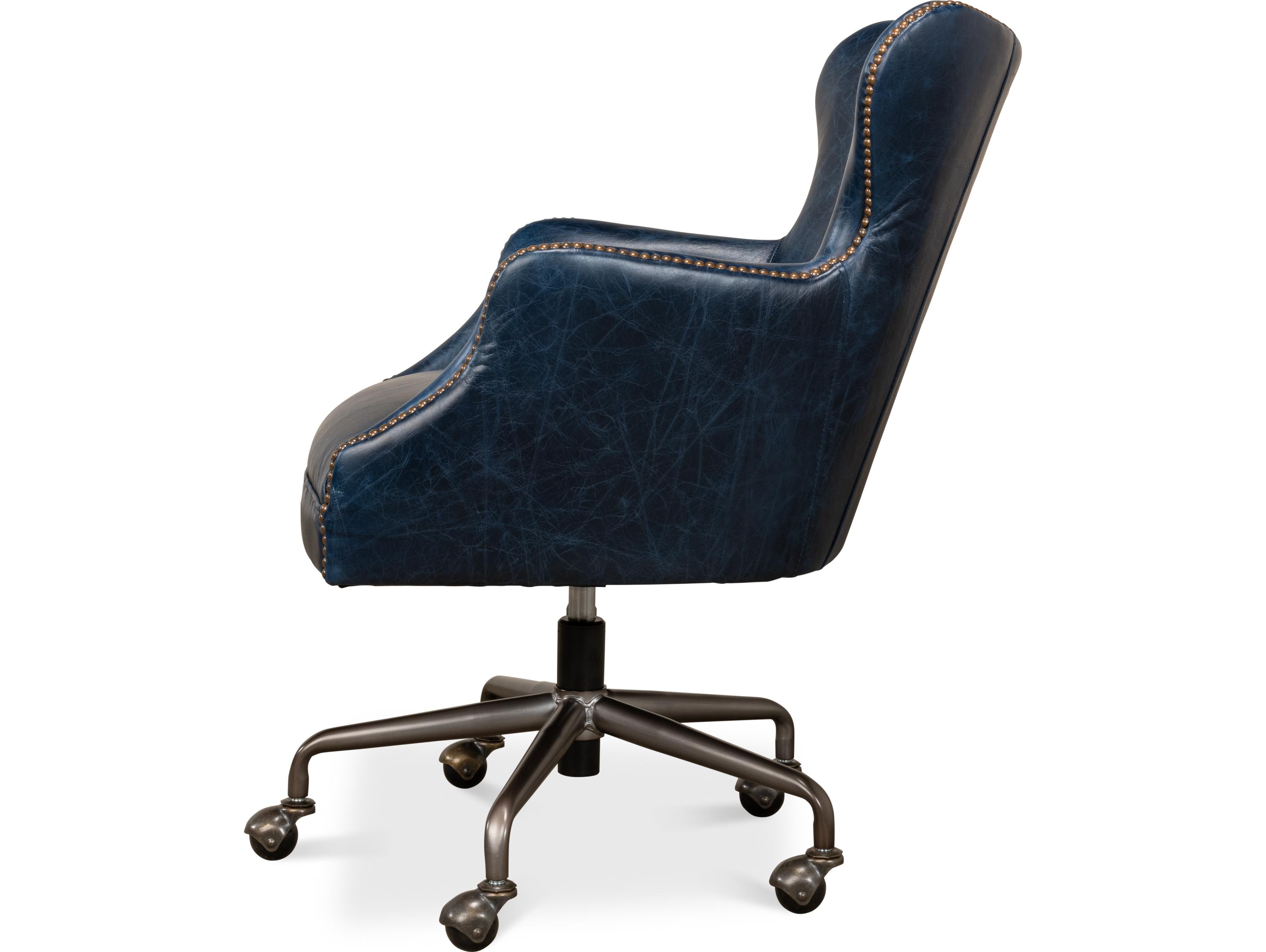 Sarreid Ltd Andrew Jackson Desk Chair Chateau Blue