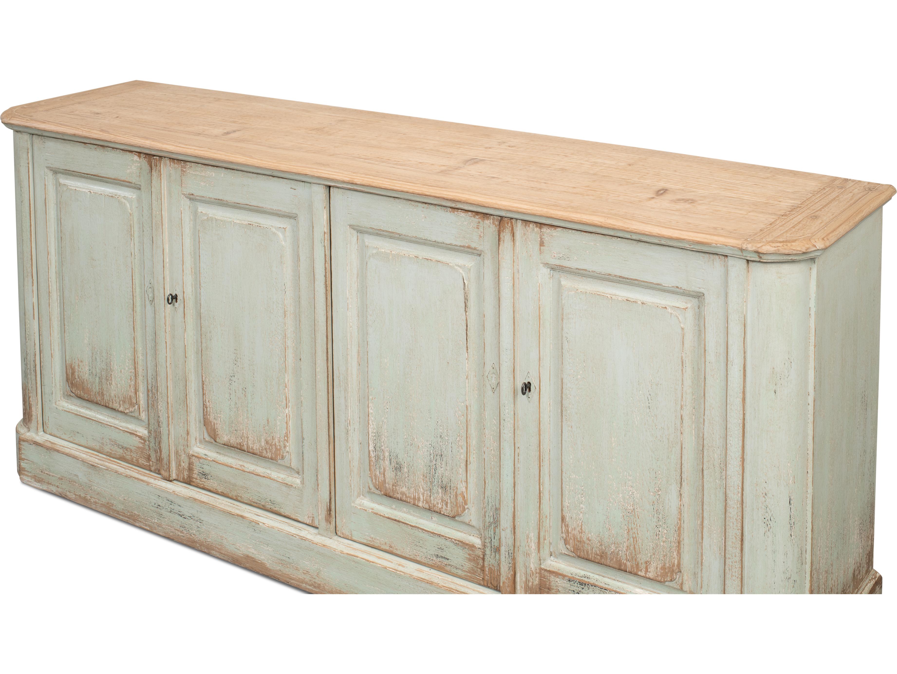 Sarreid Ltd 4 Door Sideboard Sage