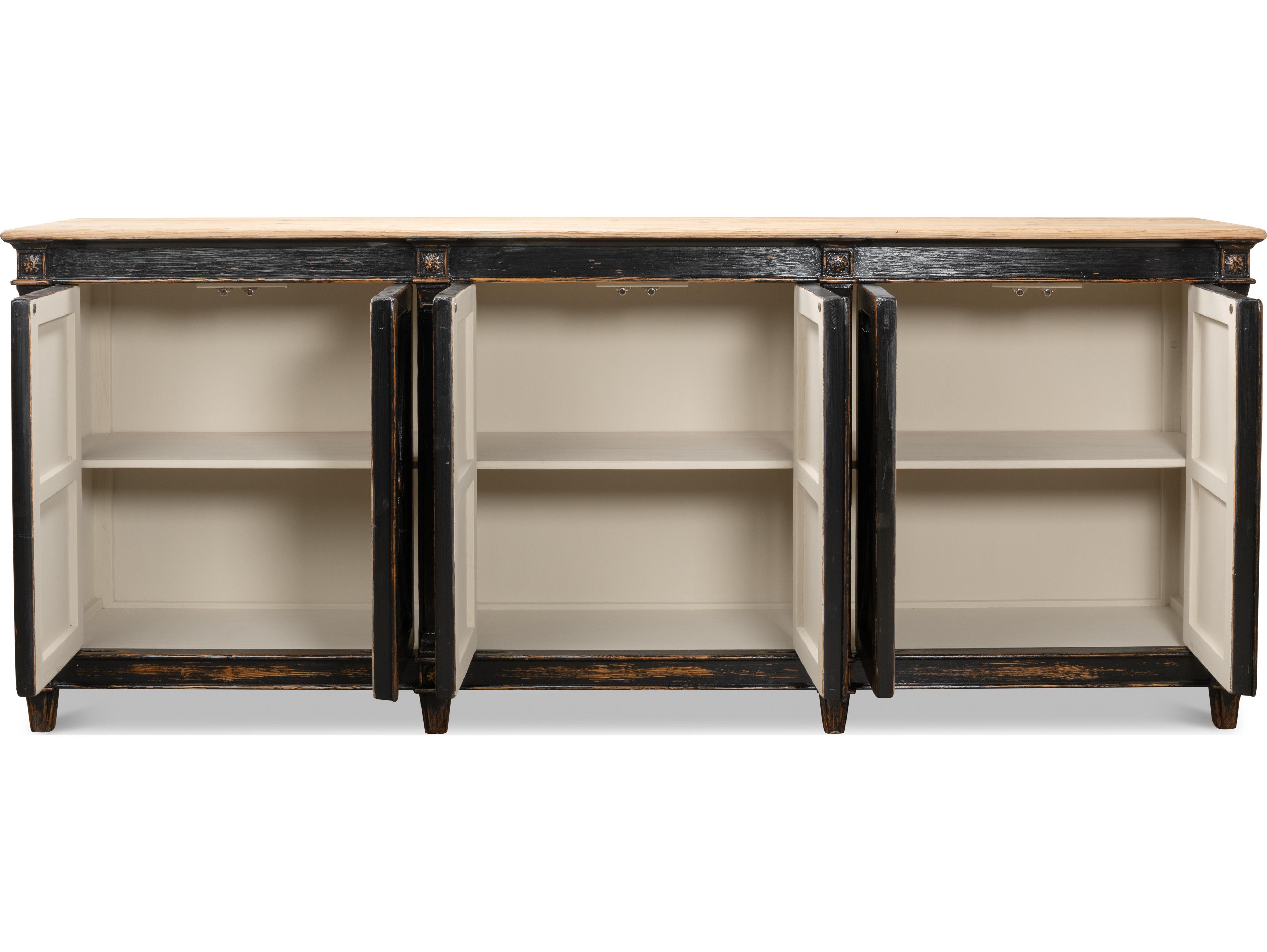 Sarreid Ltd Marksman Sideboard Antique Ebony