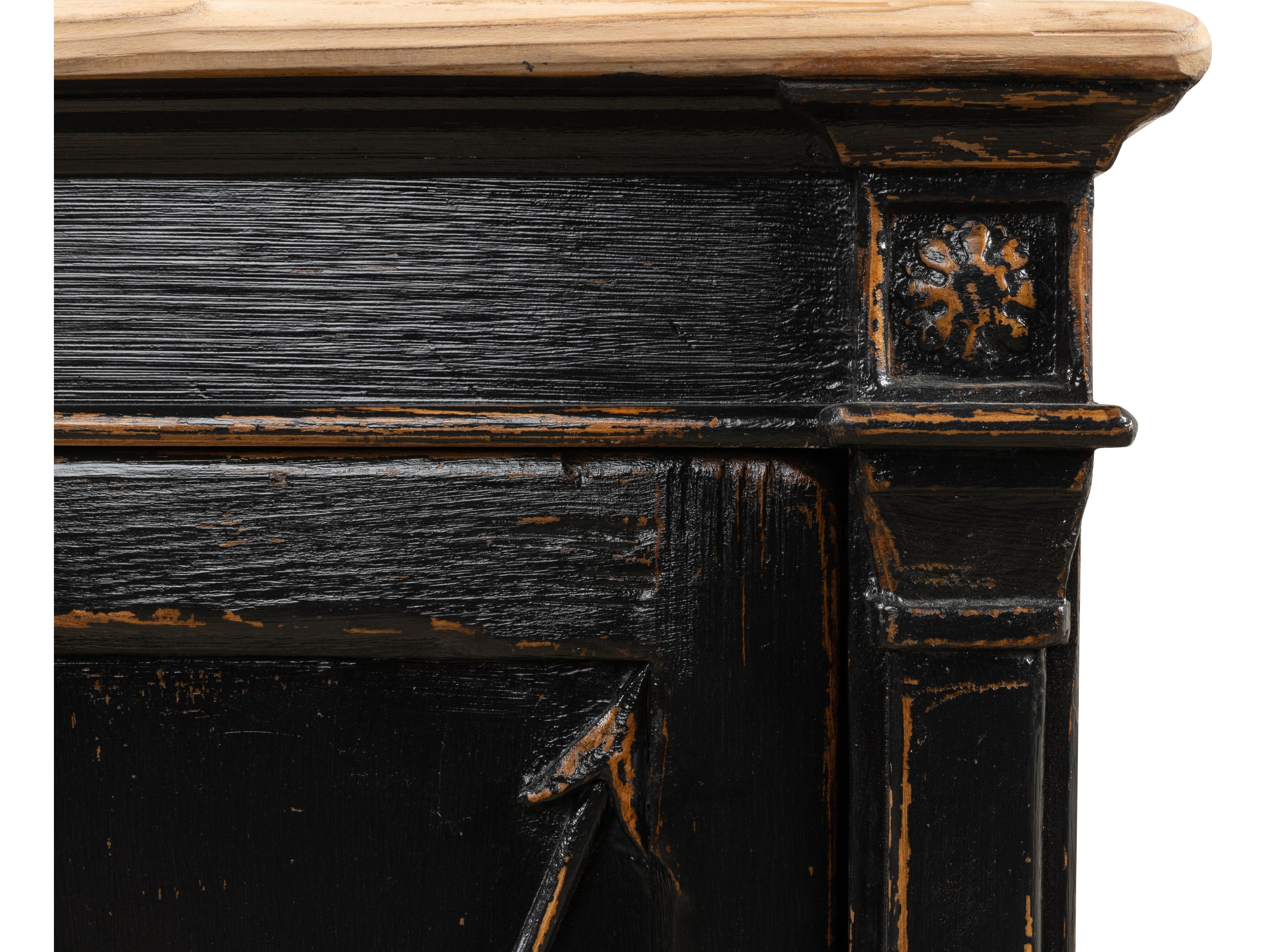 Sarreid Ltd Marksman Sideboard Antique Ebony