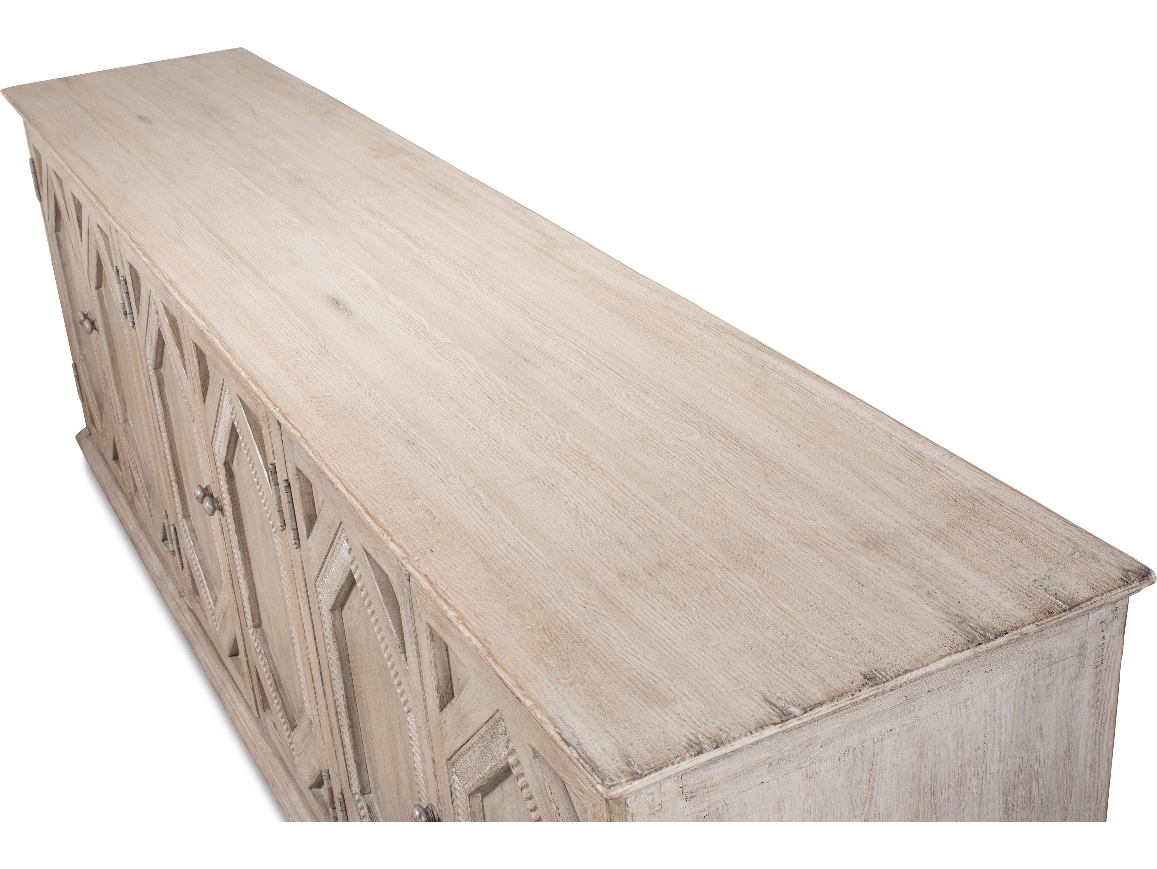 Sarreid Ltd Six Diamonds Sideboard French Grey