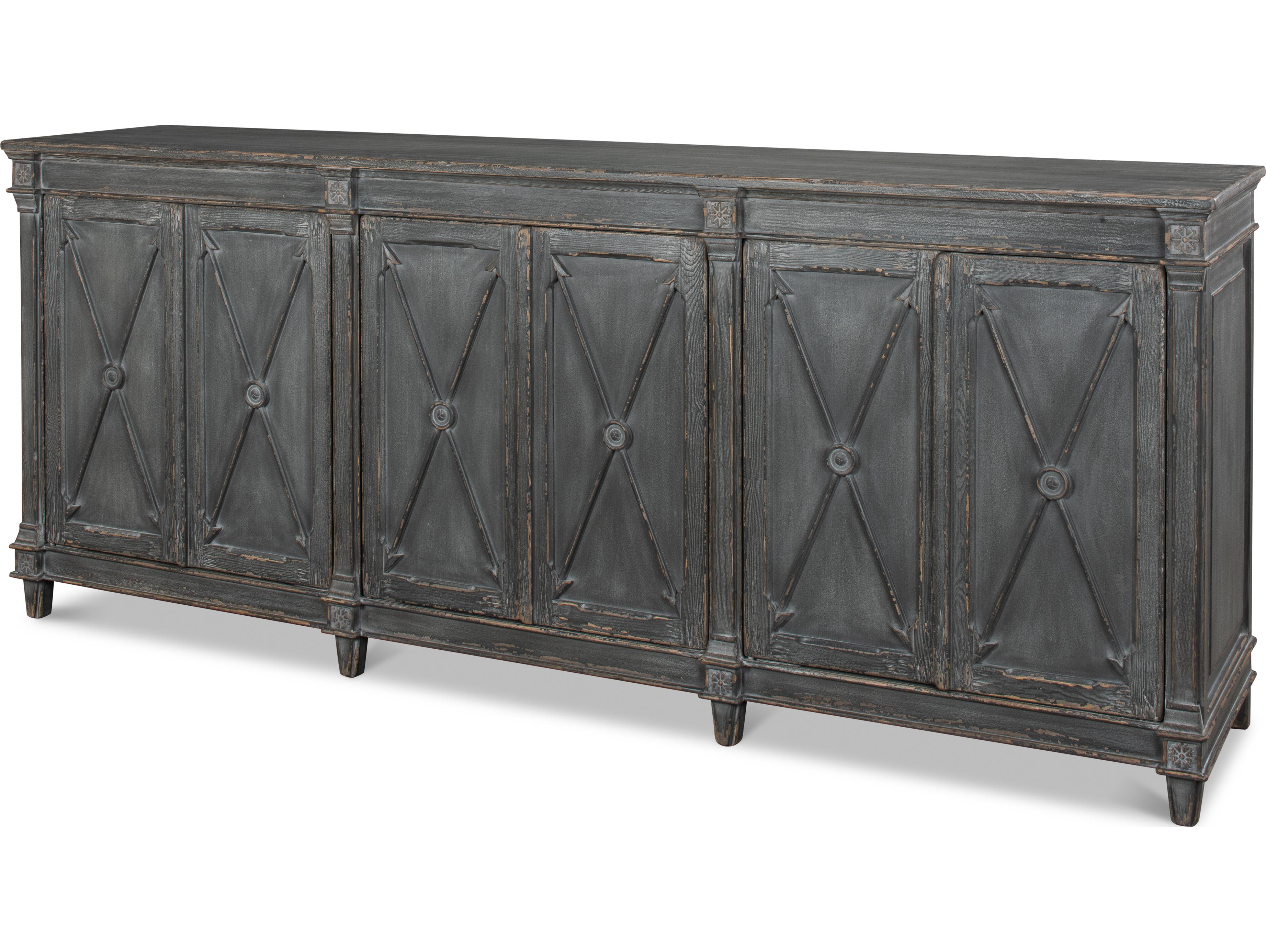 Sarreid Ltd Marksman Sideboard Concrete Grey