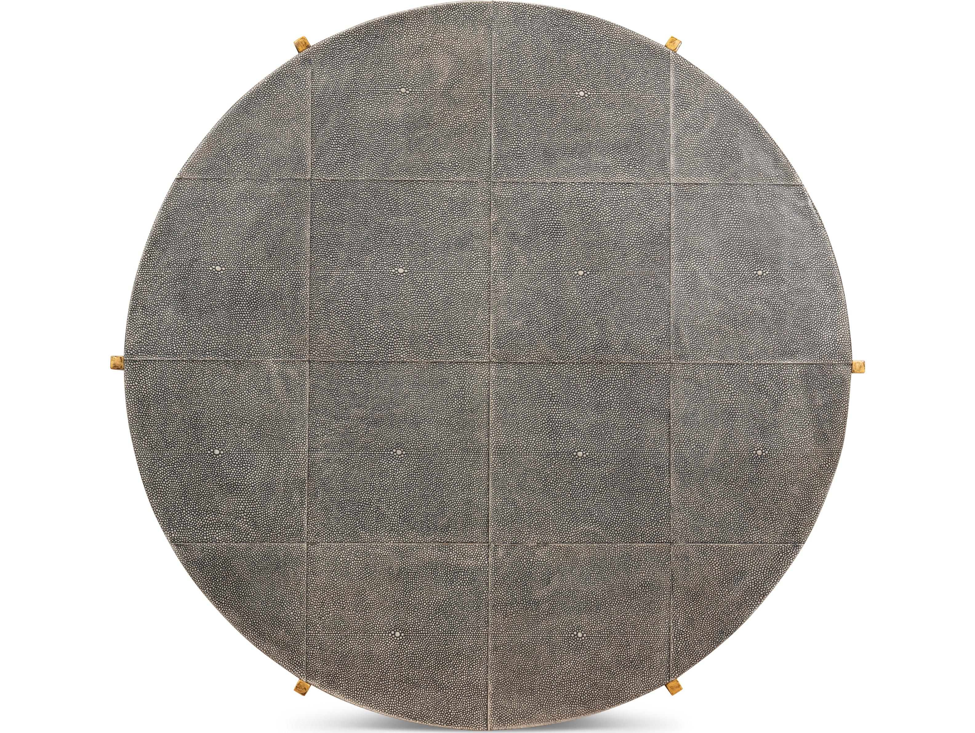Sarreid Ltd Grey Shagreen Coffee Table