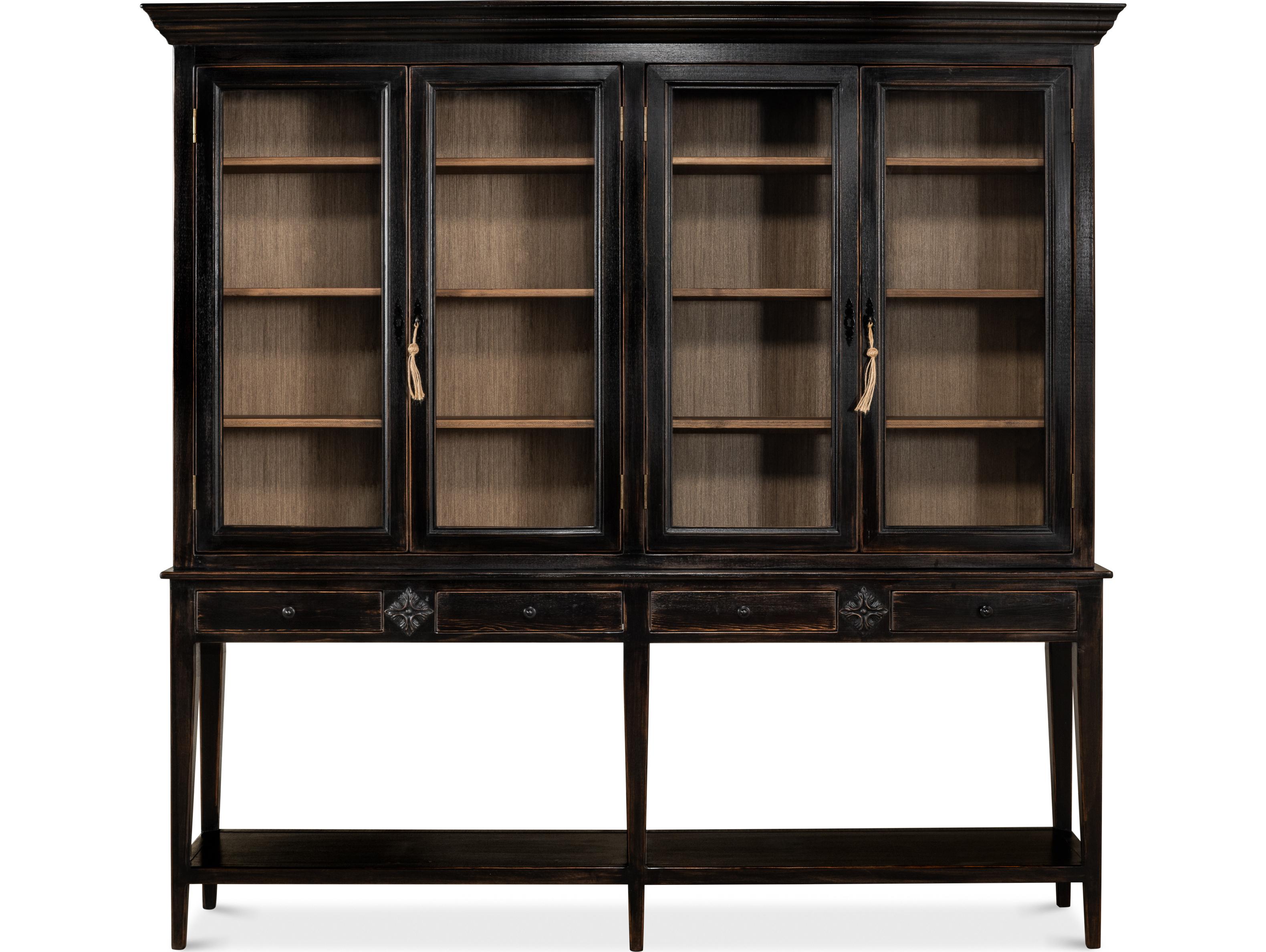 Sarreid Ltd Beacon Hill Display Case Ebony