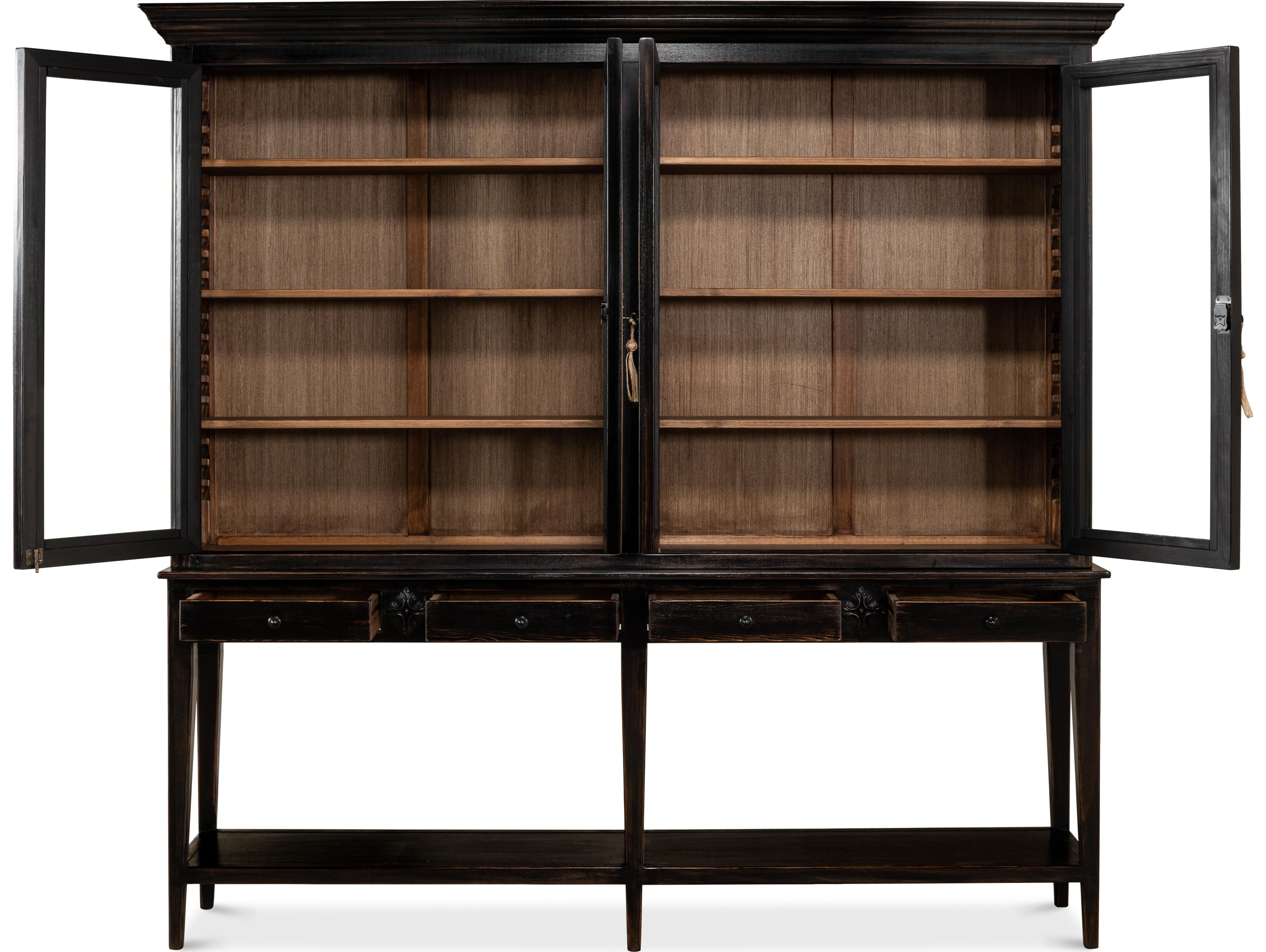 Sarreid Ltd Beacon Hill Display Case Ebony