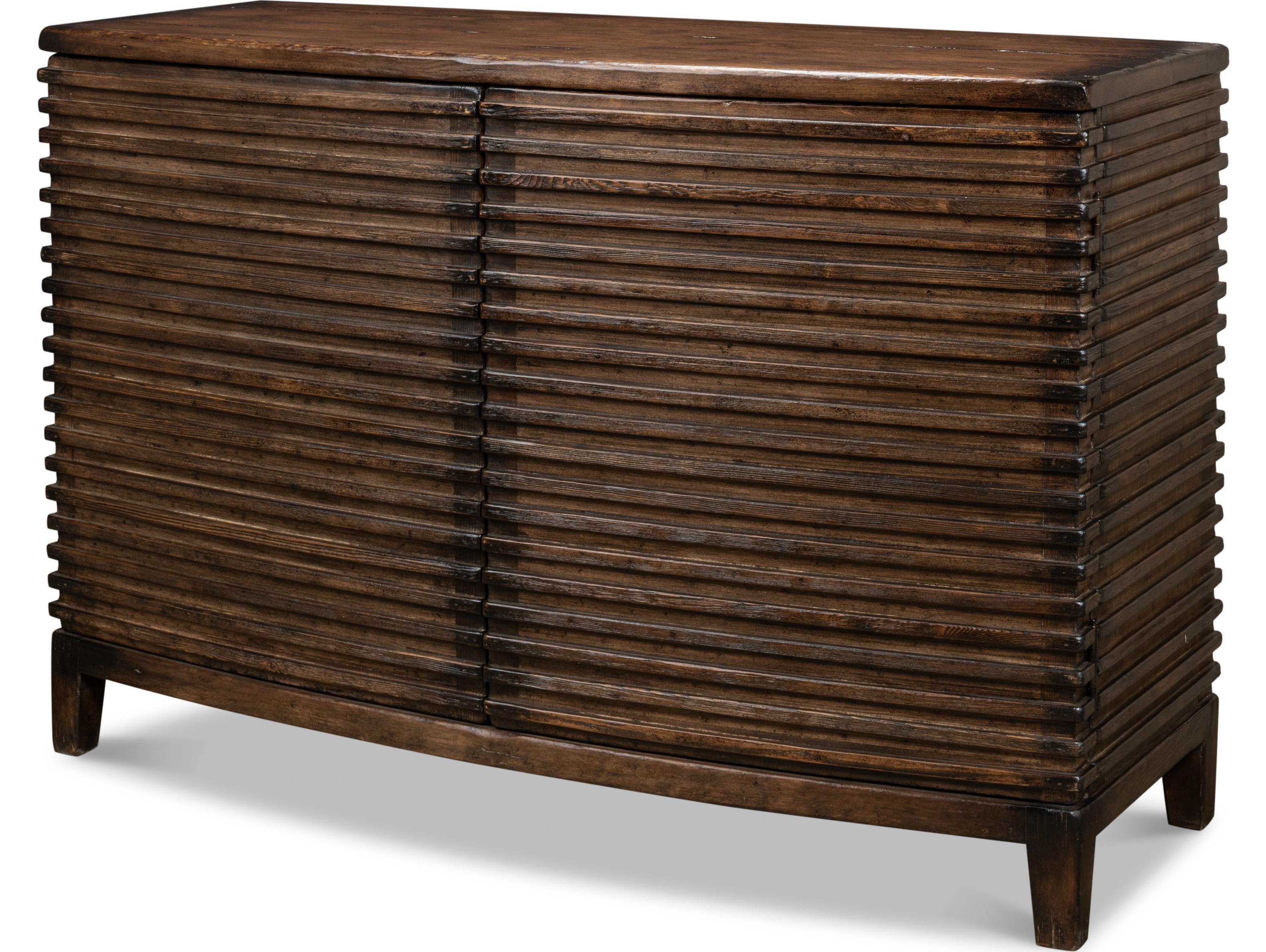 Sarreid Ltd Ribbed Remington Small Sideboard