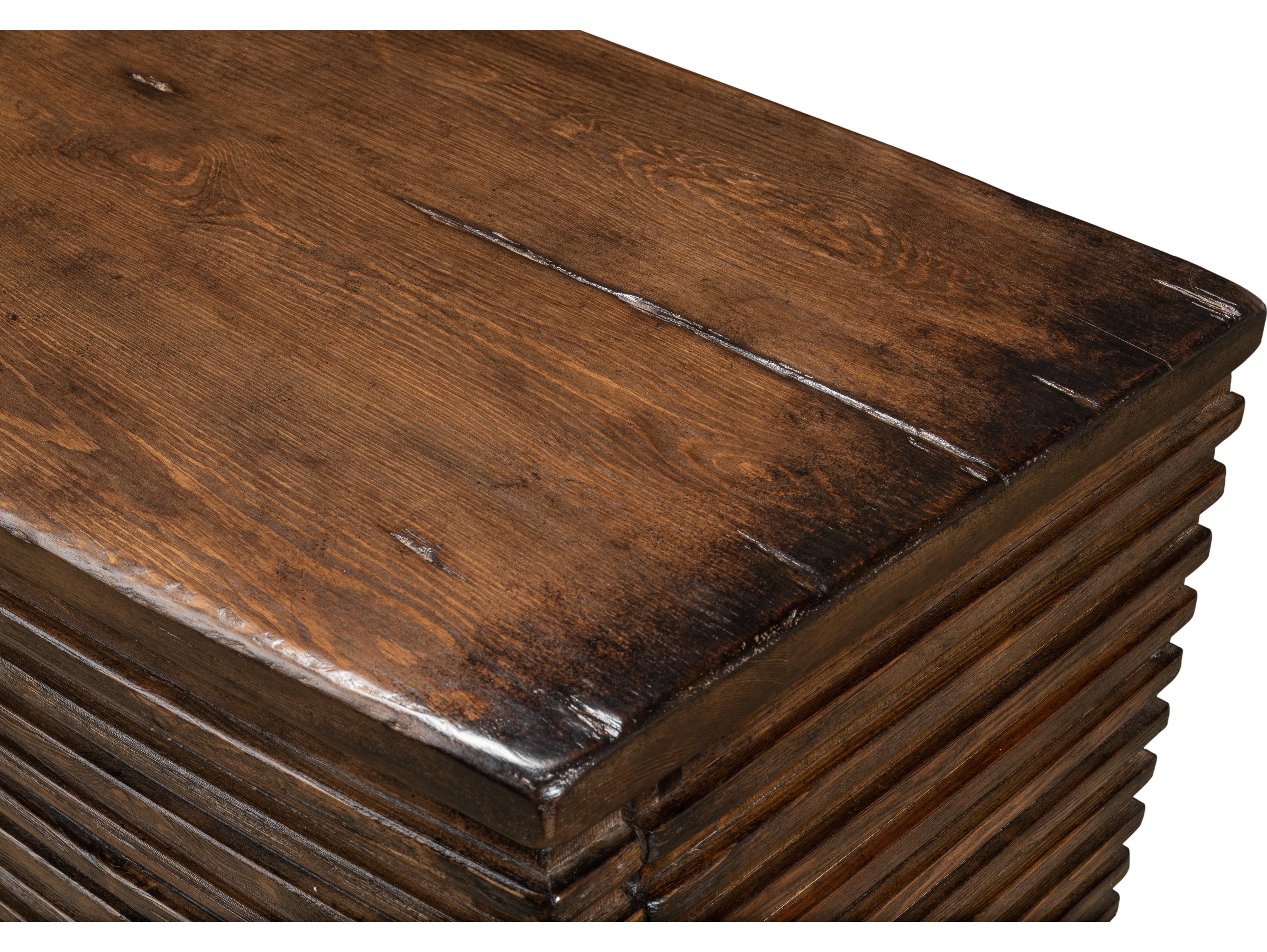 Sarreid Ltd Ribbed Remington Small Sideboard