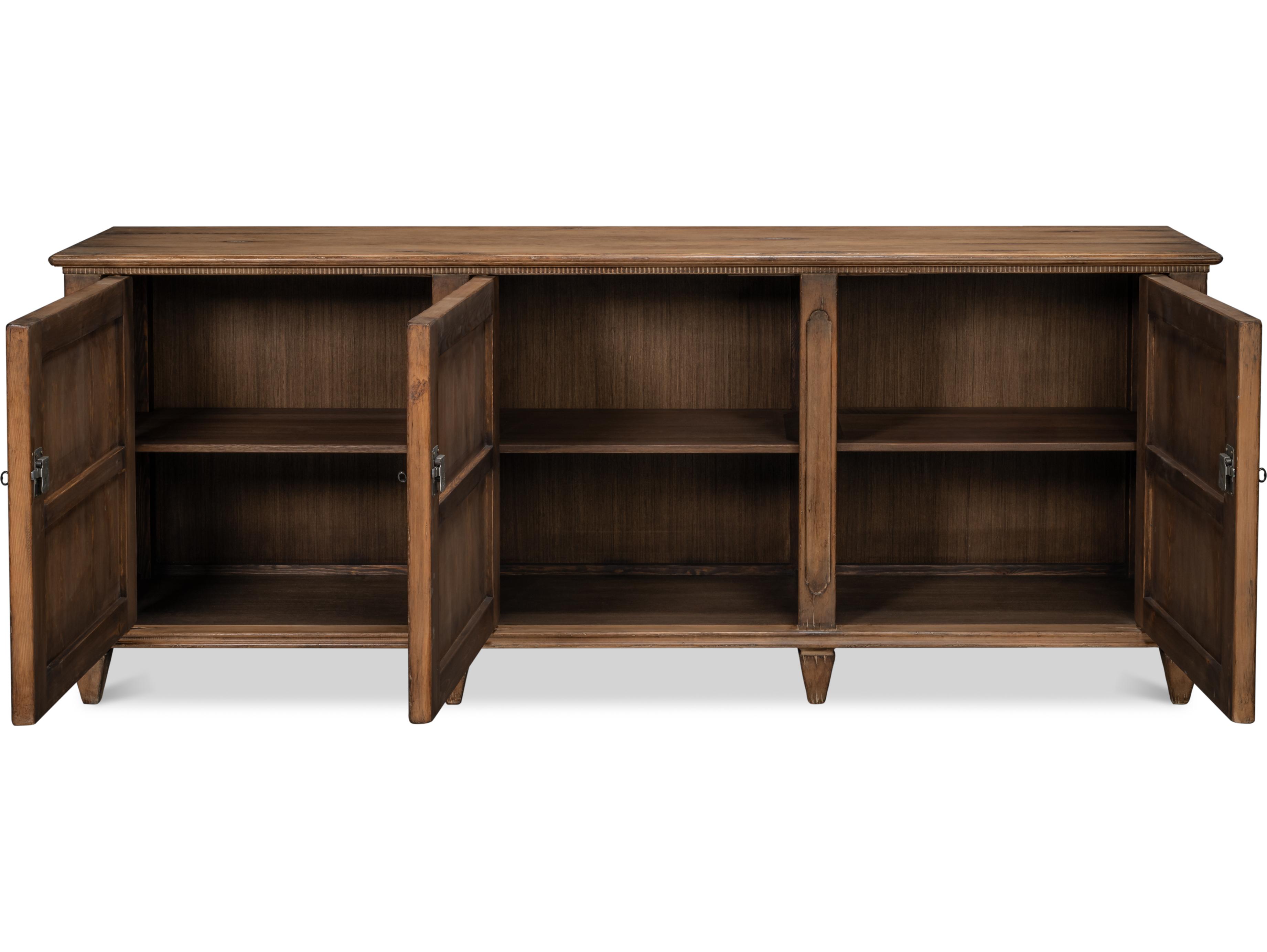 Sarreid Ltd French Country Sideboard Old Pine Stain