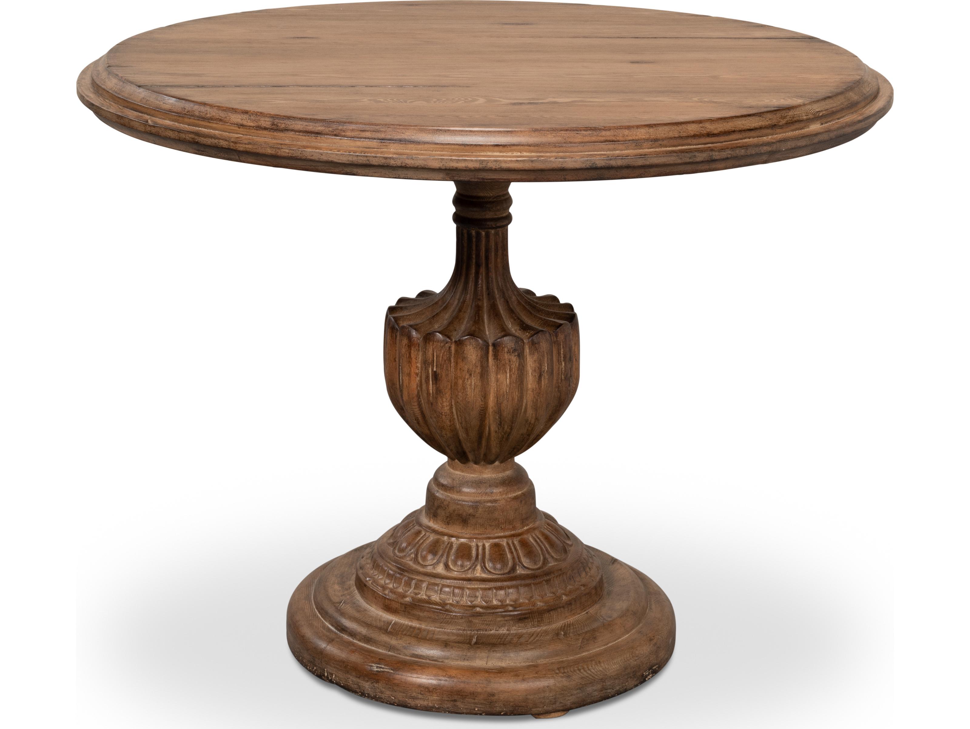 Sarreid Ltd Renaissance Pedestal Dining Table 40"Top