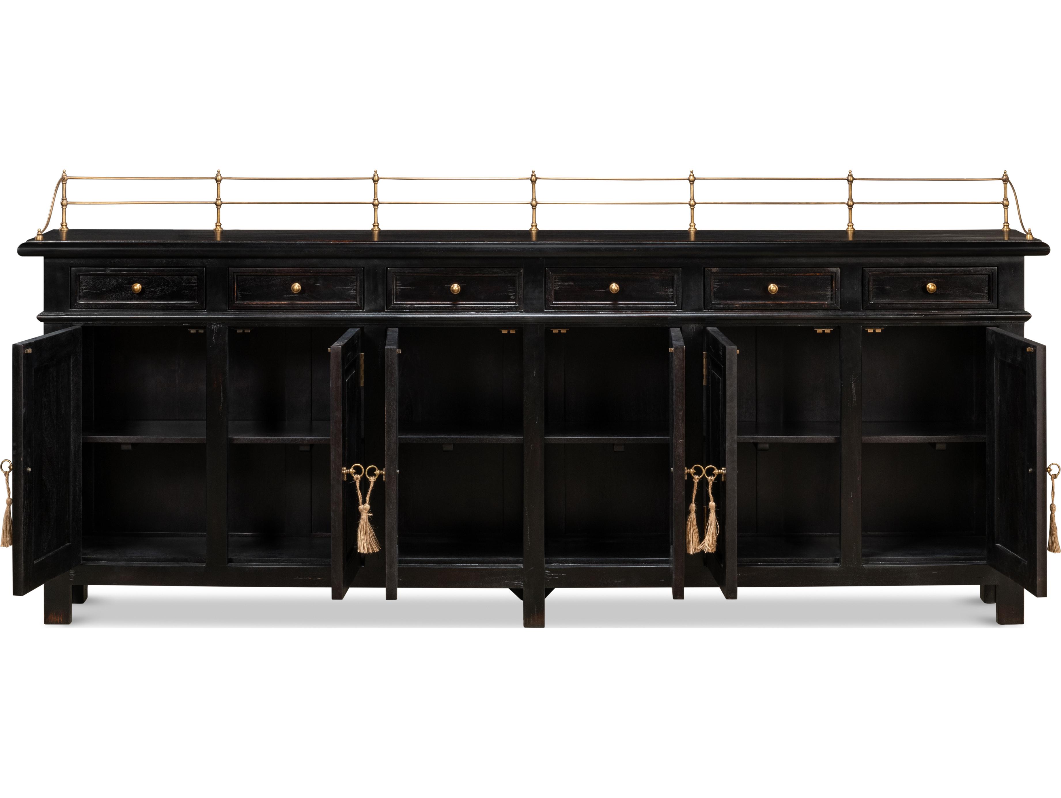 Sarreid Ltd Covent Gardens Sideboard Ebony