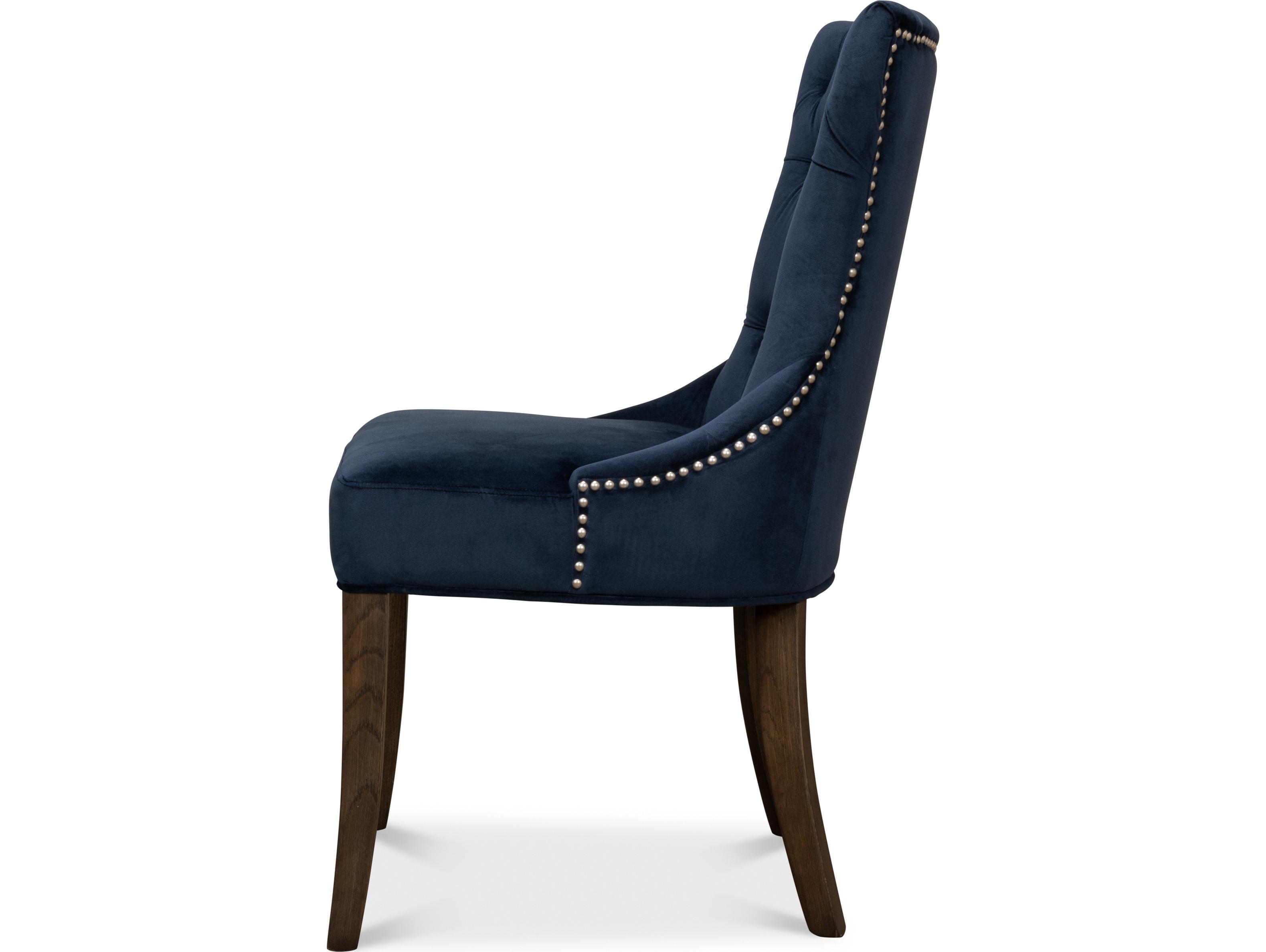 Sarreid Ltd Sophie Side Chair Blue Velvet