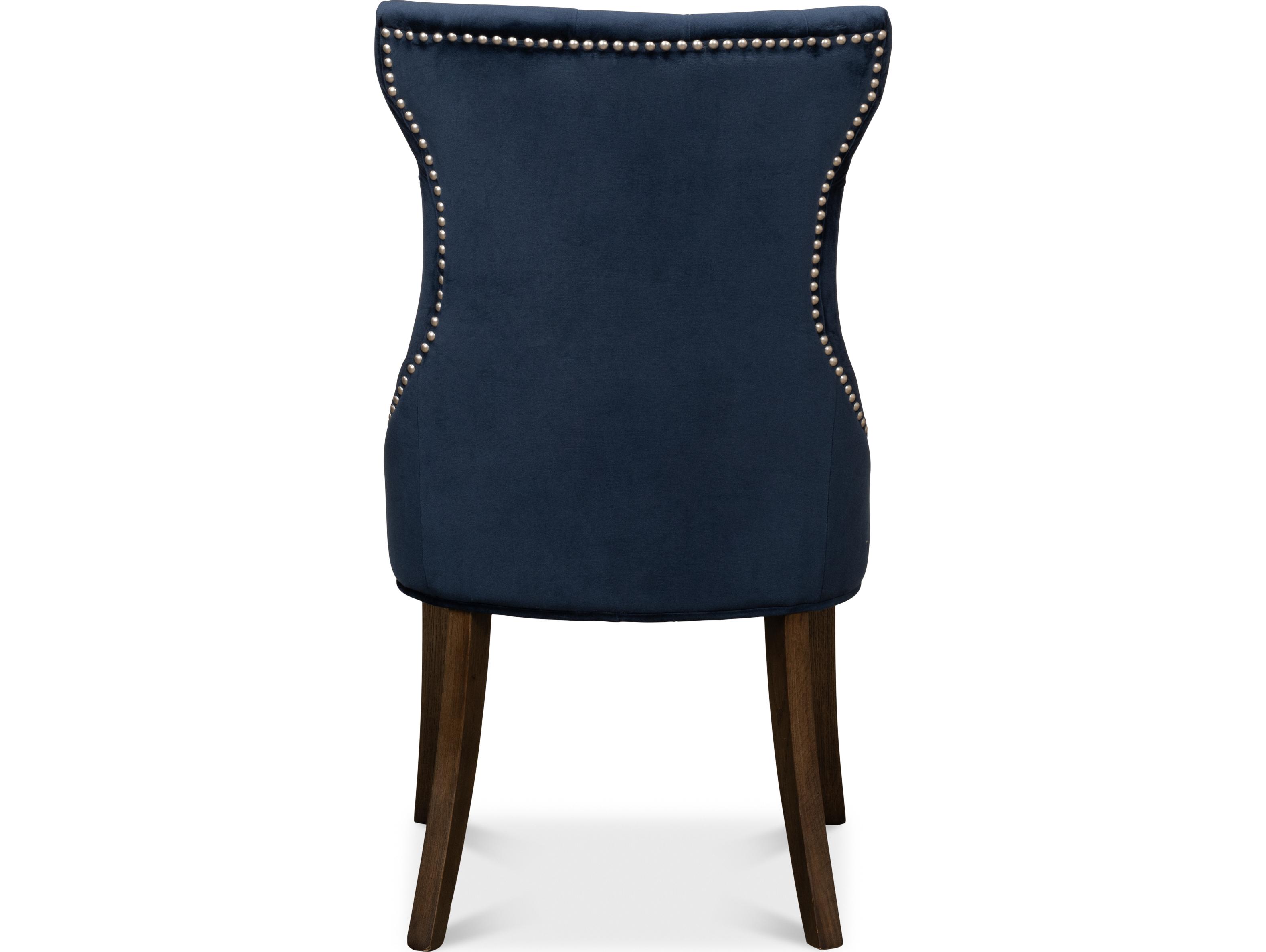 Sarreid Ltd Sophie Side Chair Blue Velvet