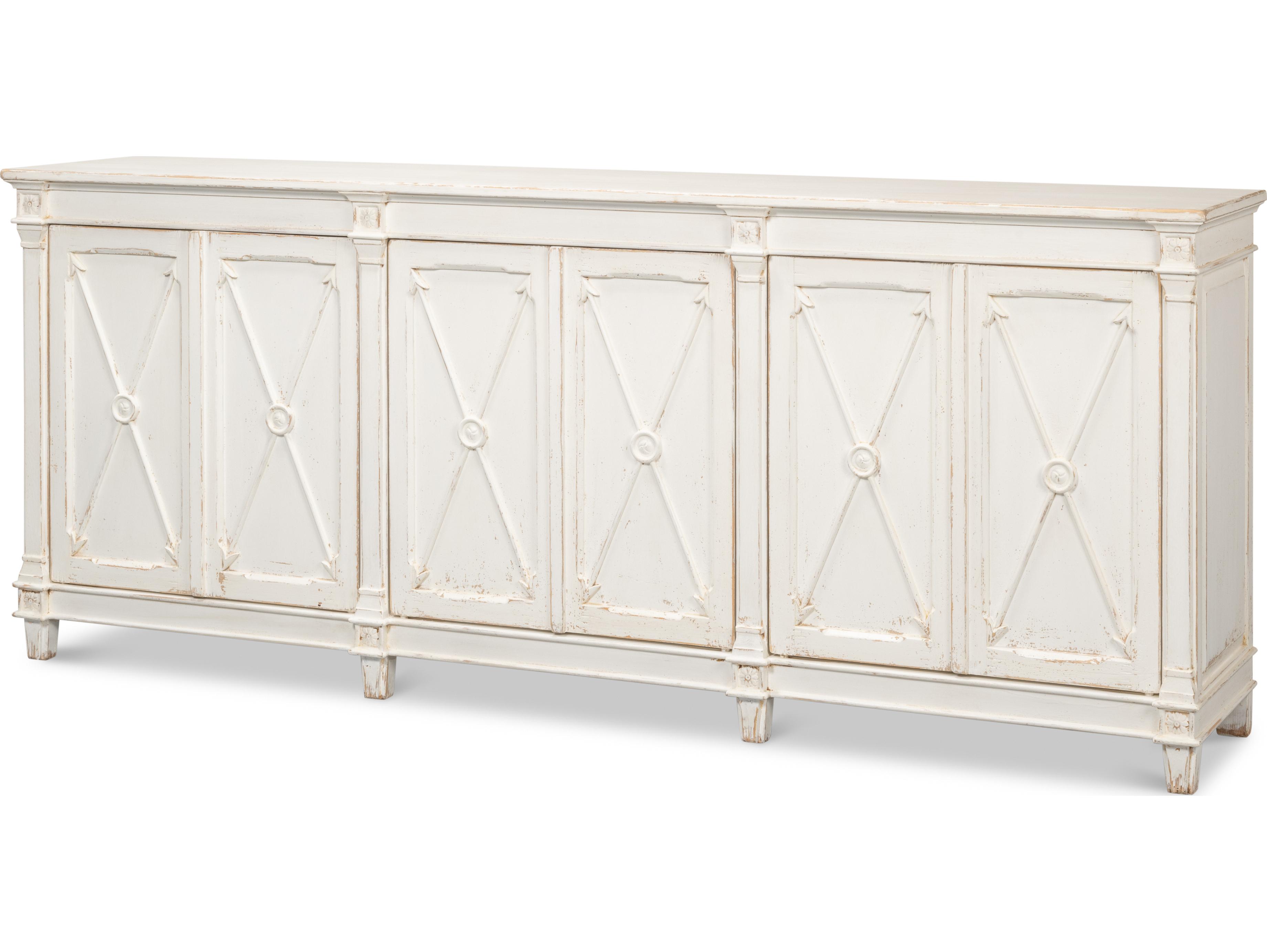 Sarreid Ltd Marksman Sideboard Whitewash