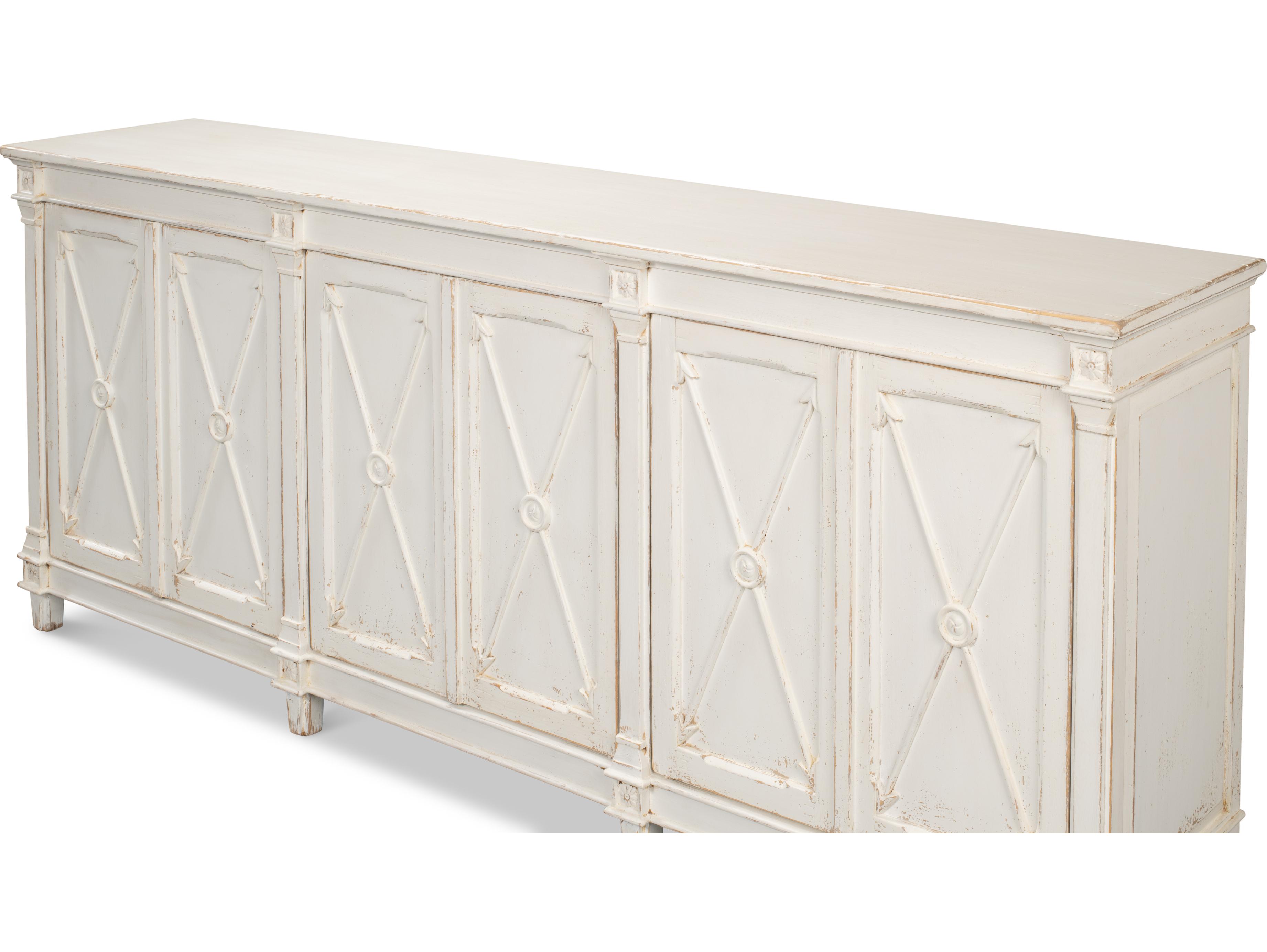 Sarreid Ltd Marksman Sideboard Whitewash