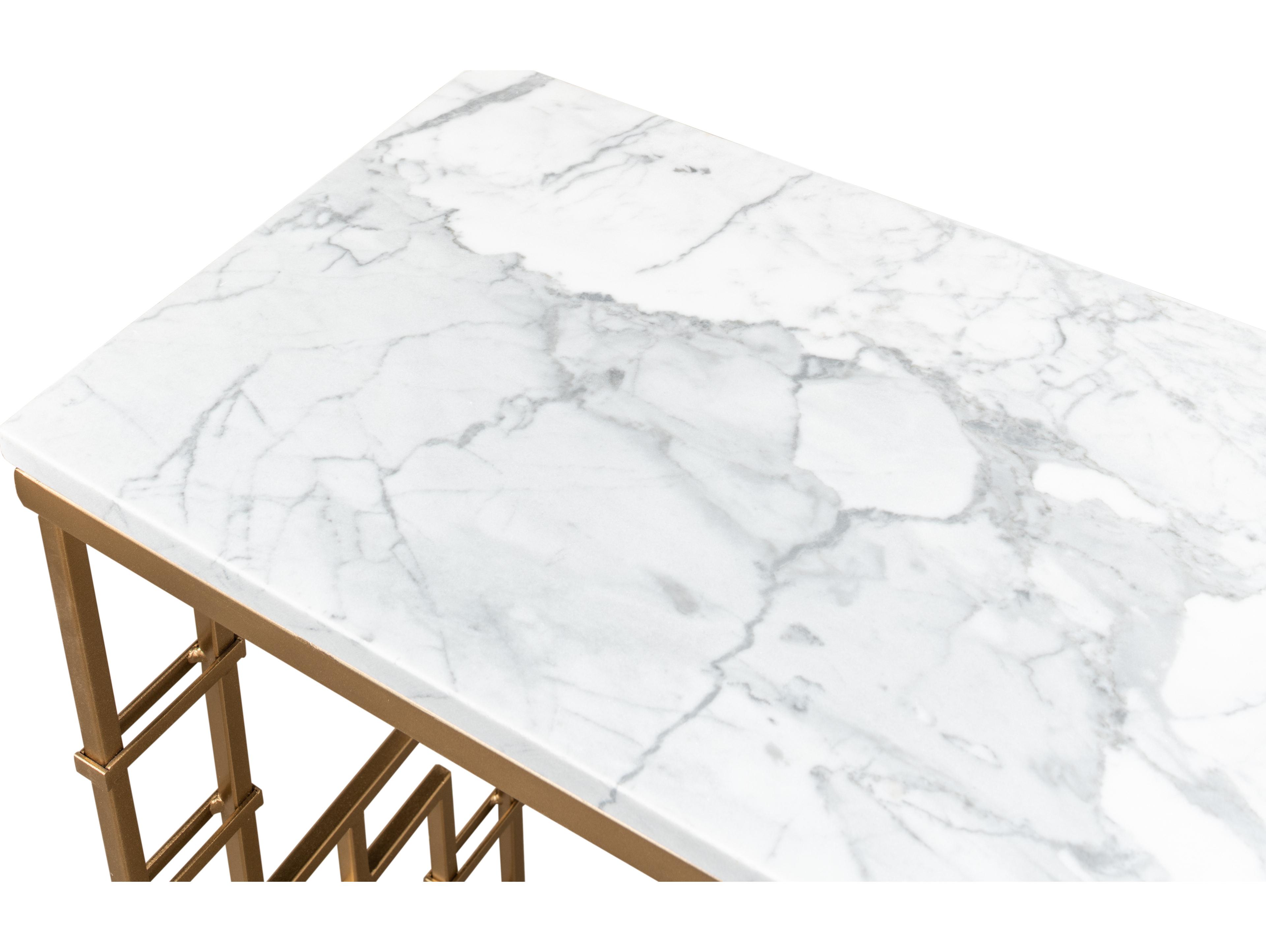 Sarreid Ltd Brass Gate Console Table