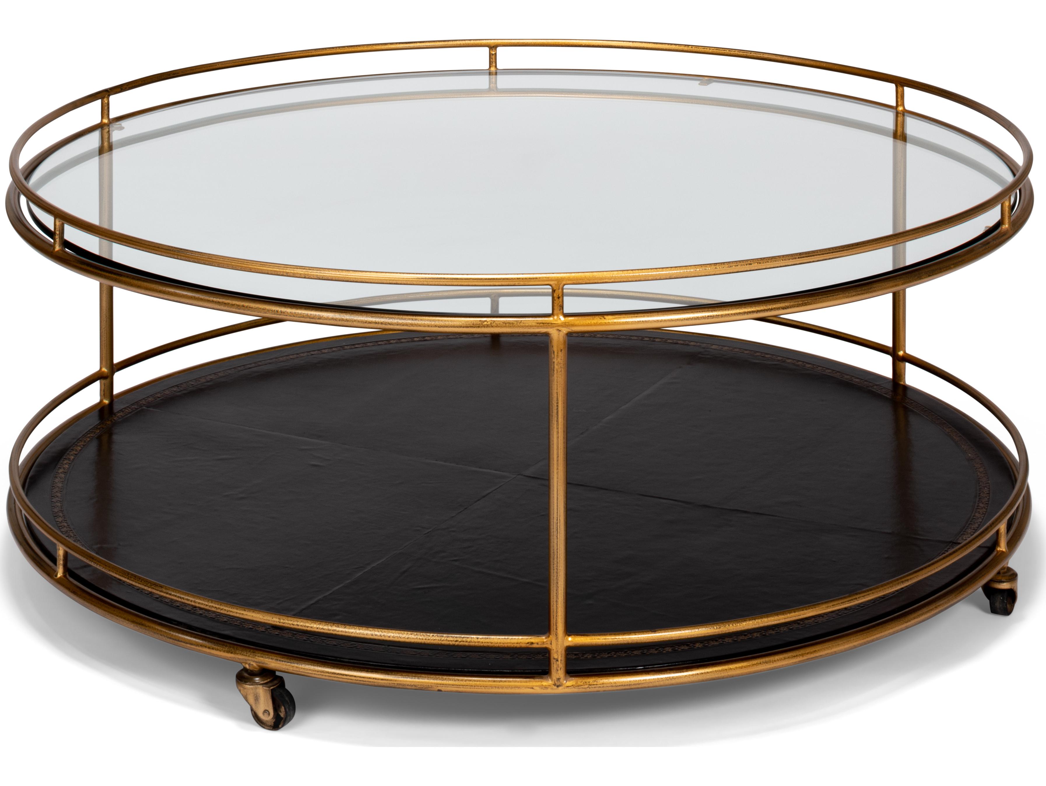 Sarreid Ltd Trolley Round Cocktail Table