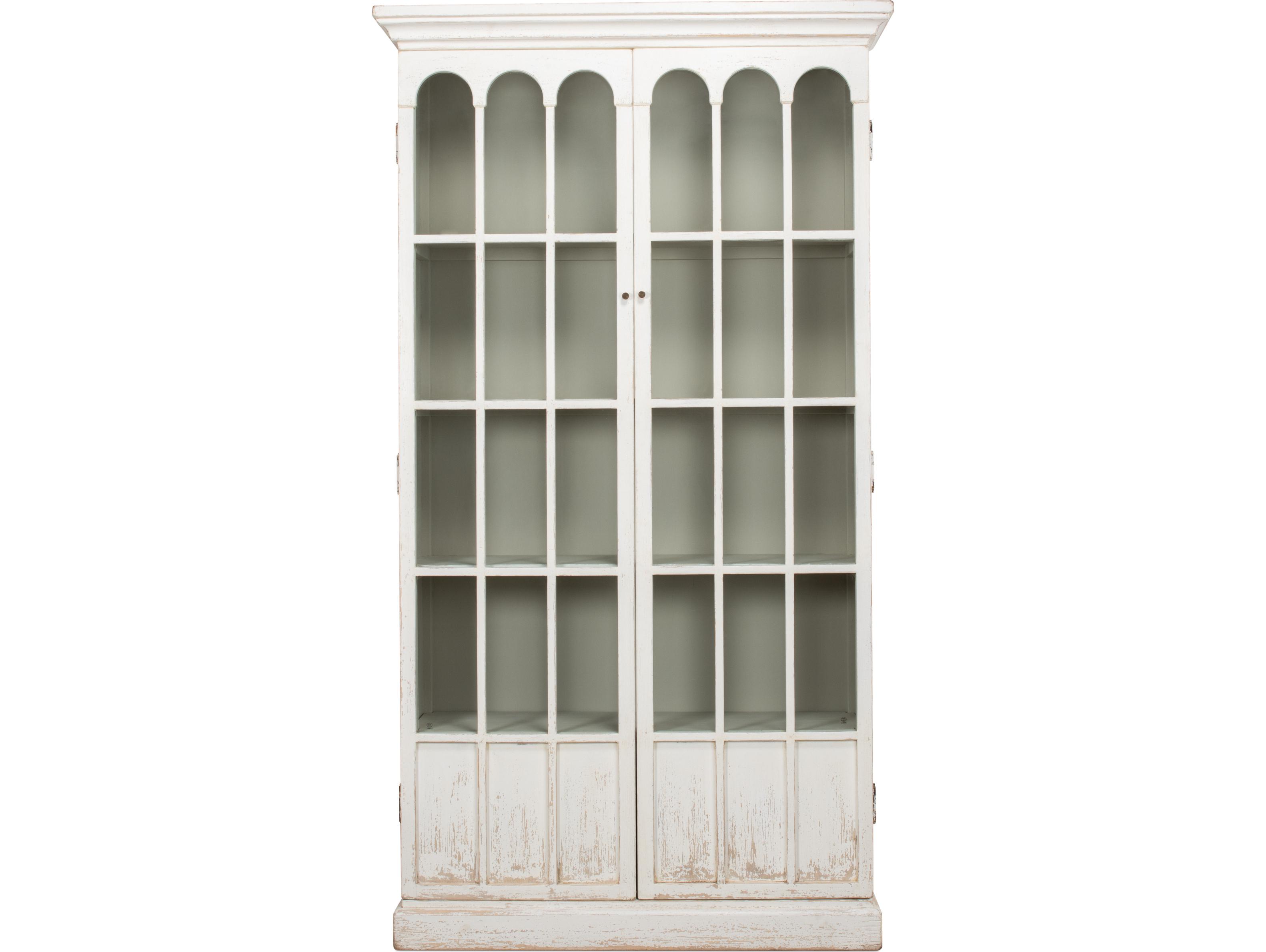 Sarreid Ltd Edgar Allan Glass Bookcase