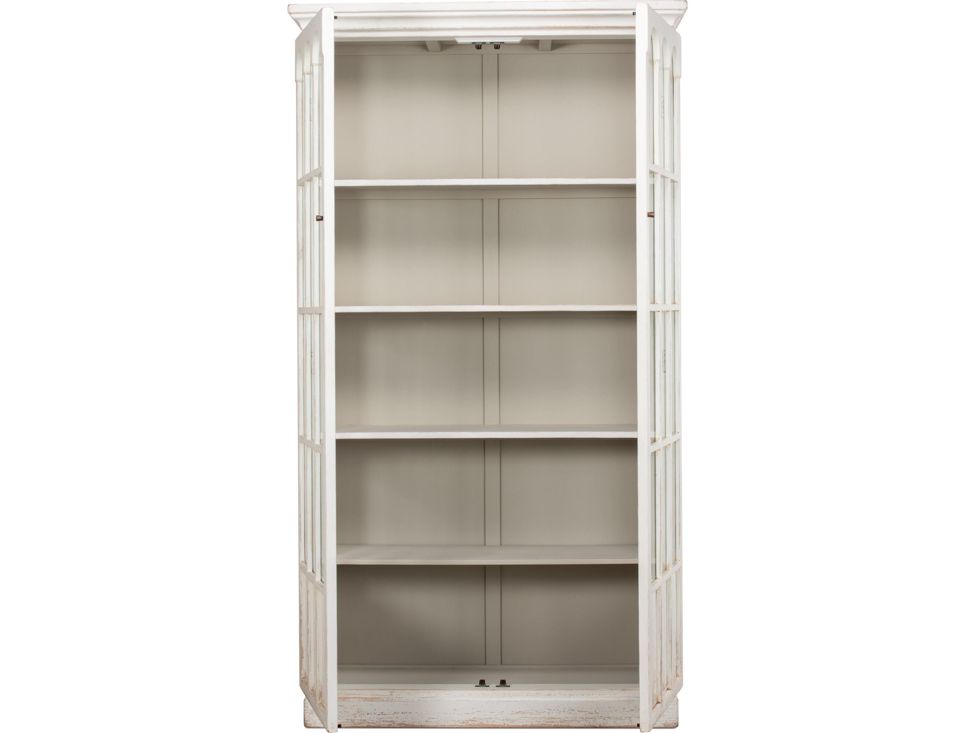 Sarreid Ltd Edgar Allan Glass Bookcase