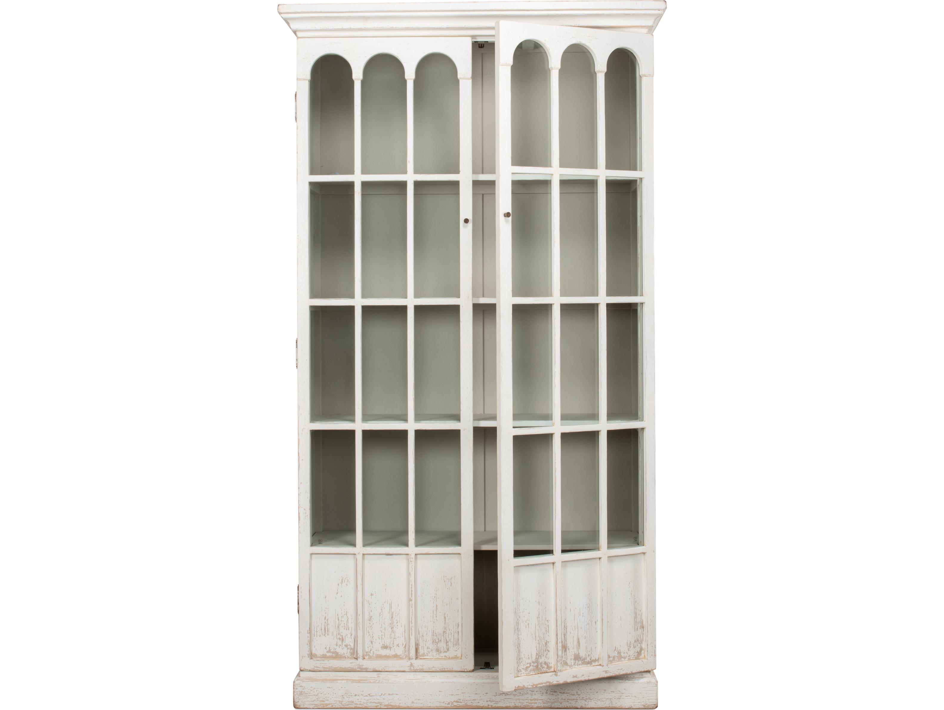 Sarreid Ltd Edgar Allan Glass Bookcase