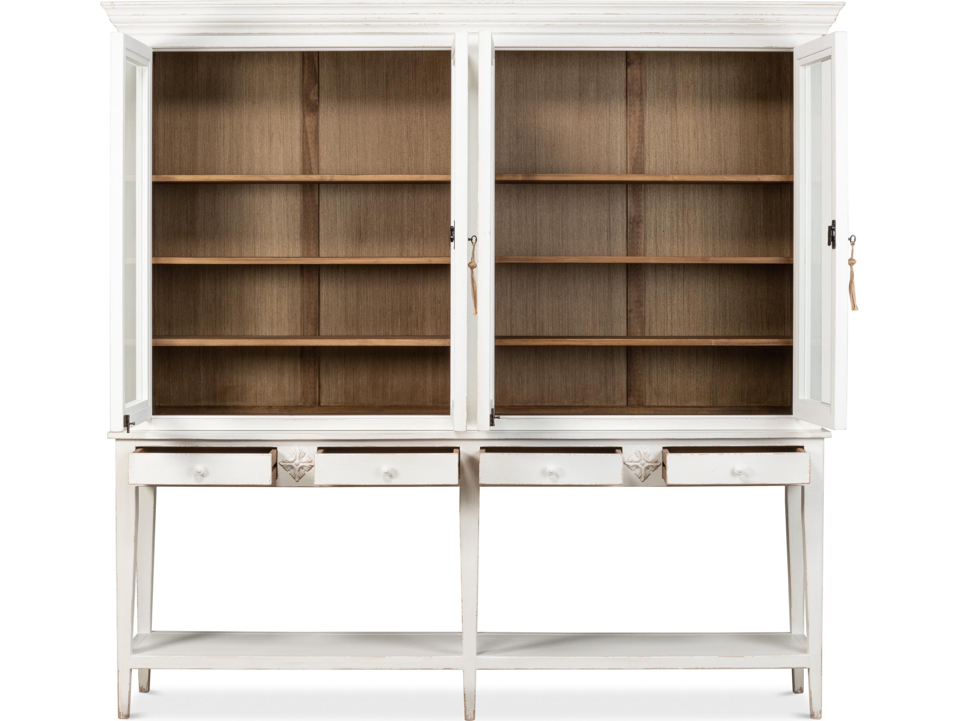 Sarreid Ltd Beacon Hill Display Case White