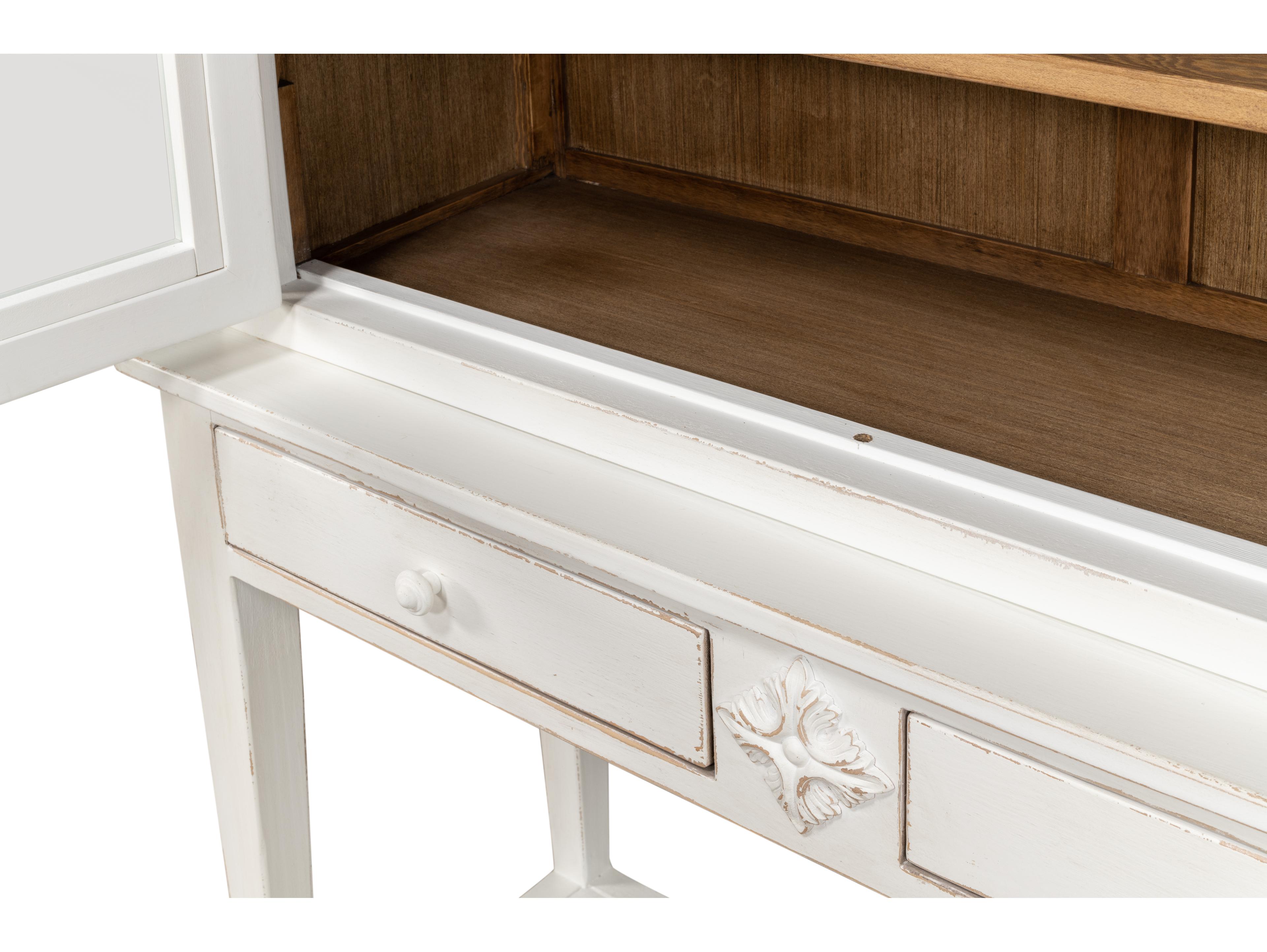 Sarreid Ltd Beacon Hill Display Case White