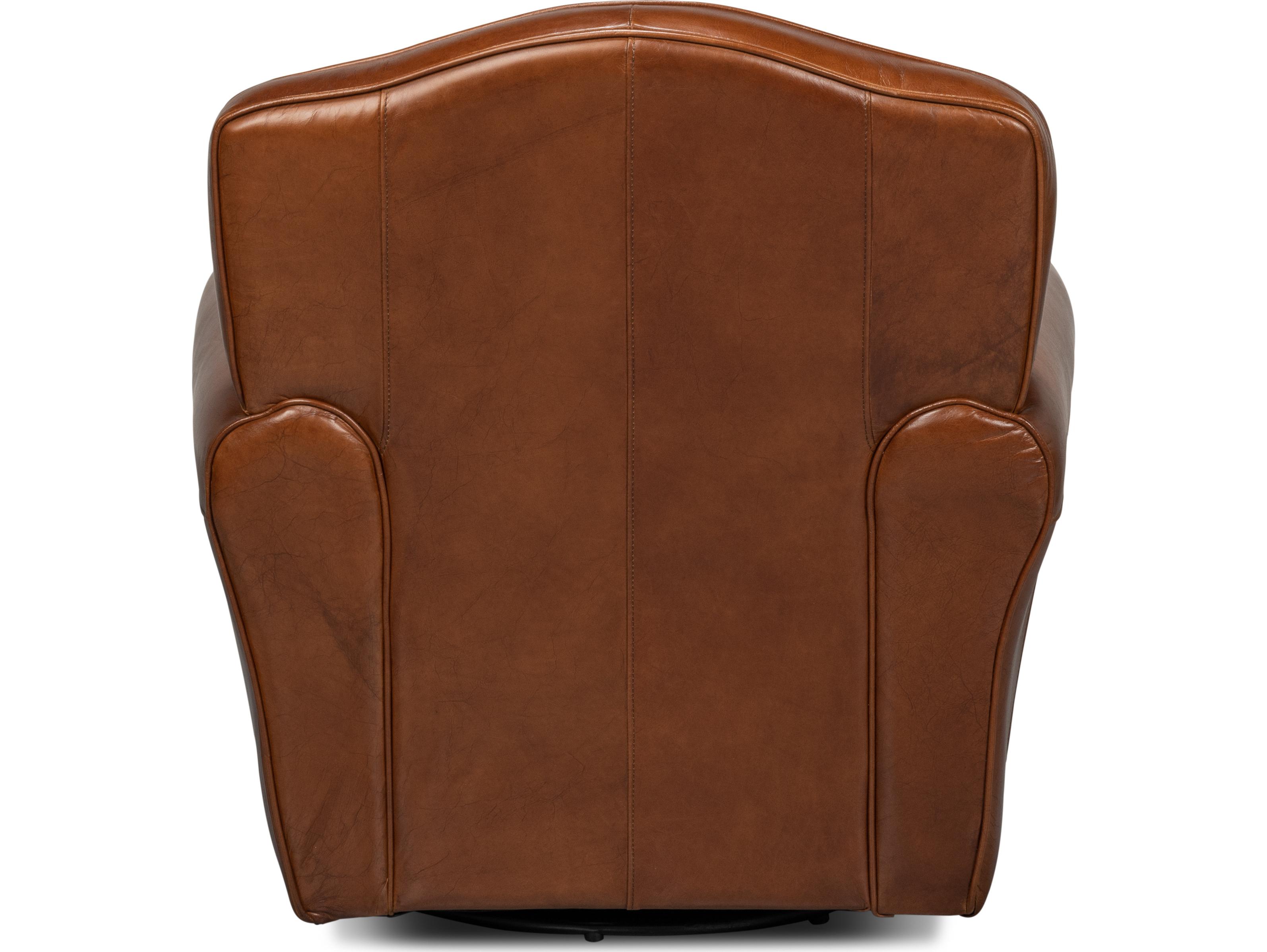 Sarreid Ltd Elite French Club Swivel Chair