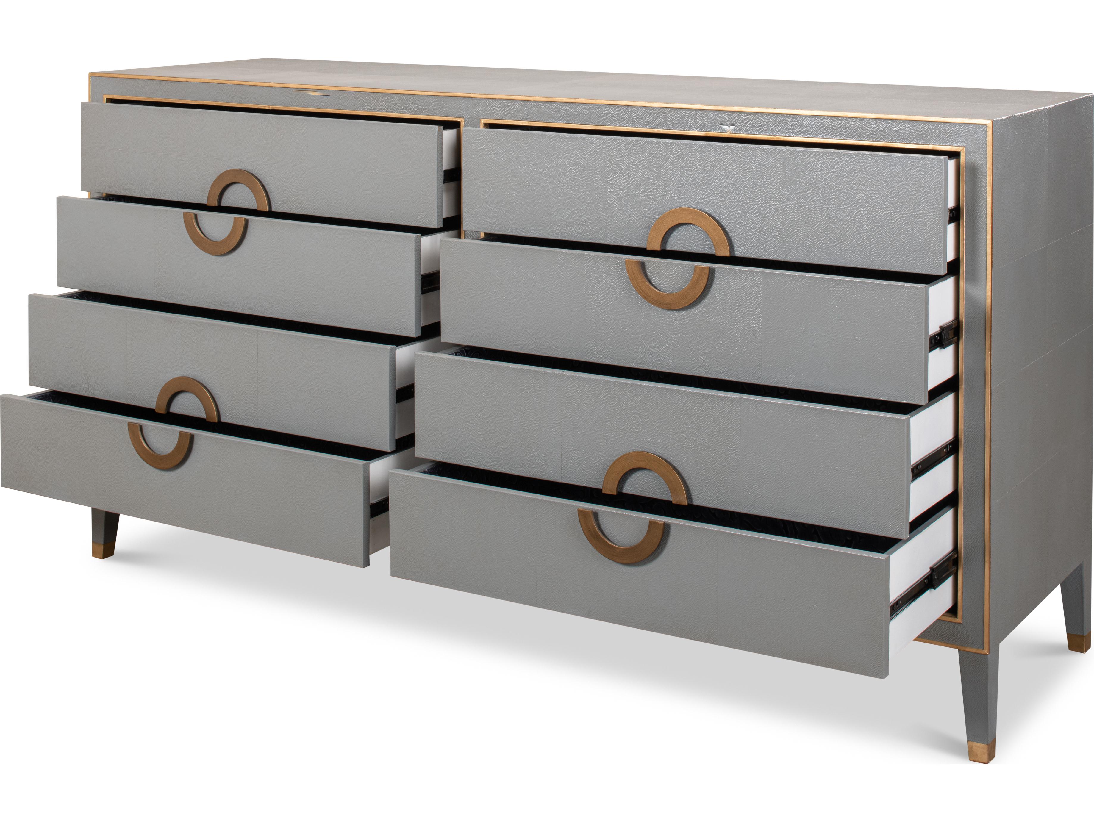 Sarreid Ltd Gabriella Chest of Drawers Storm Grey