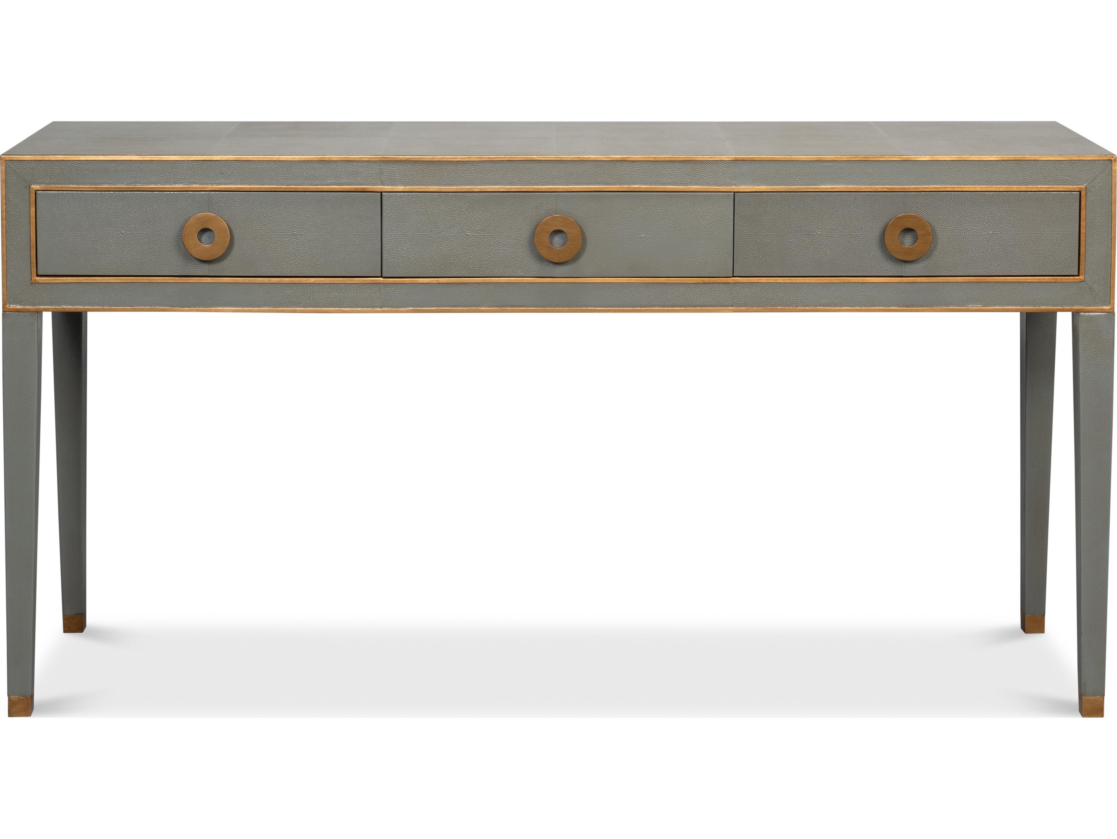 Sarreid Ltd Gabriella Console Storm Grey