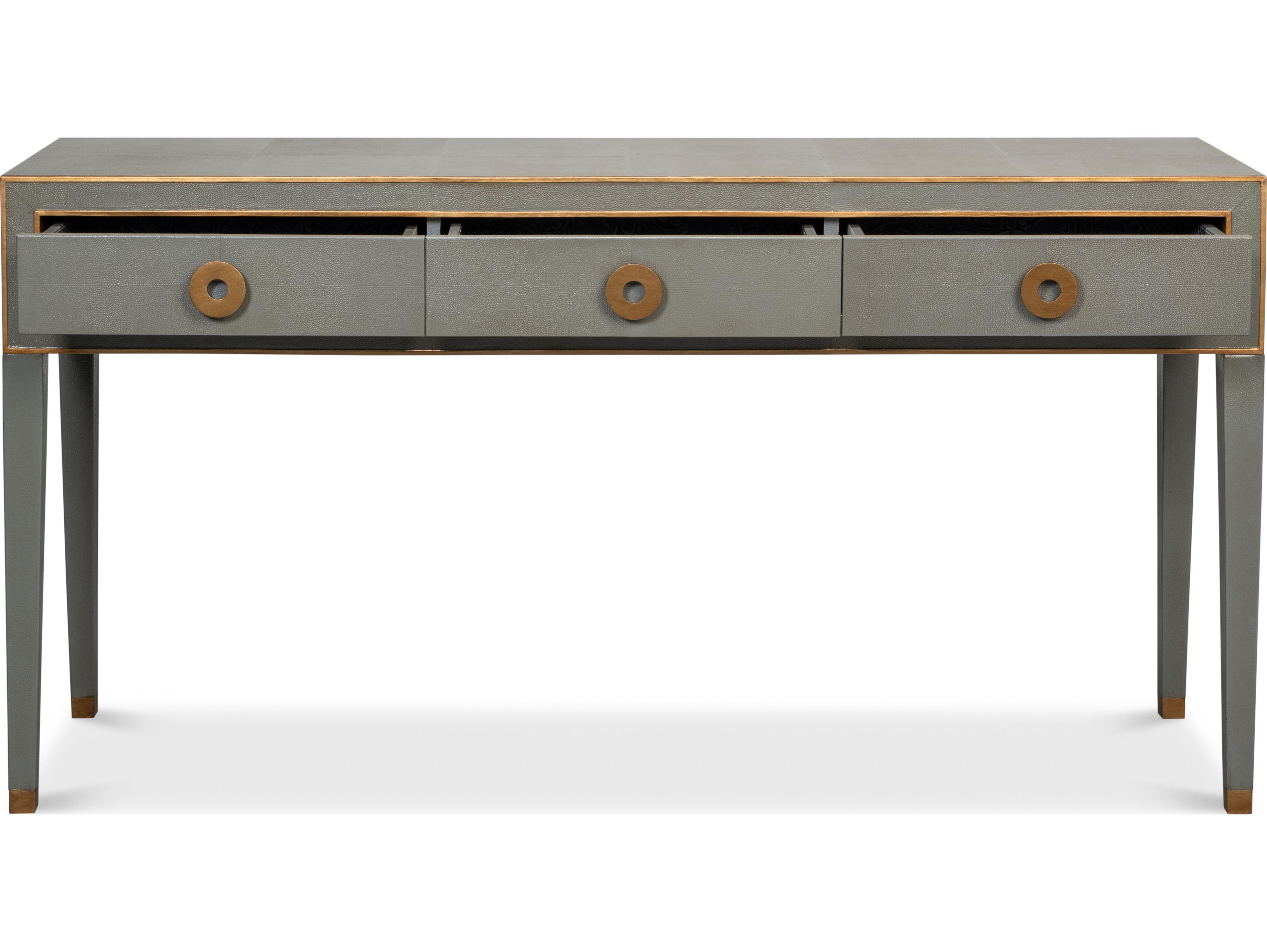 Sarreid Ltd Gabriella Console Storm Grey