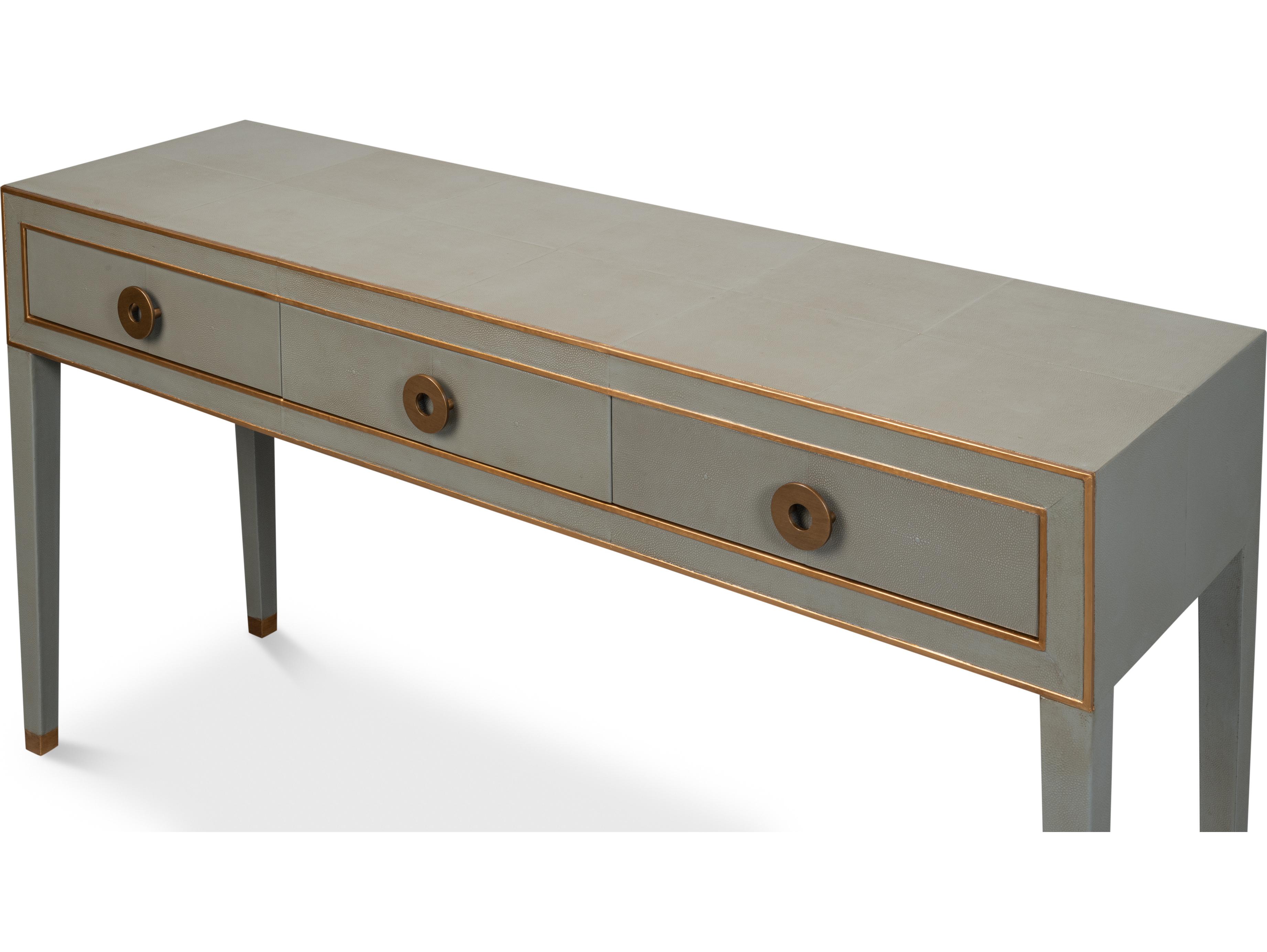 Sarreid Ltd Gabriella Console Storm Grey