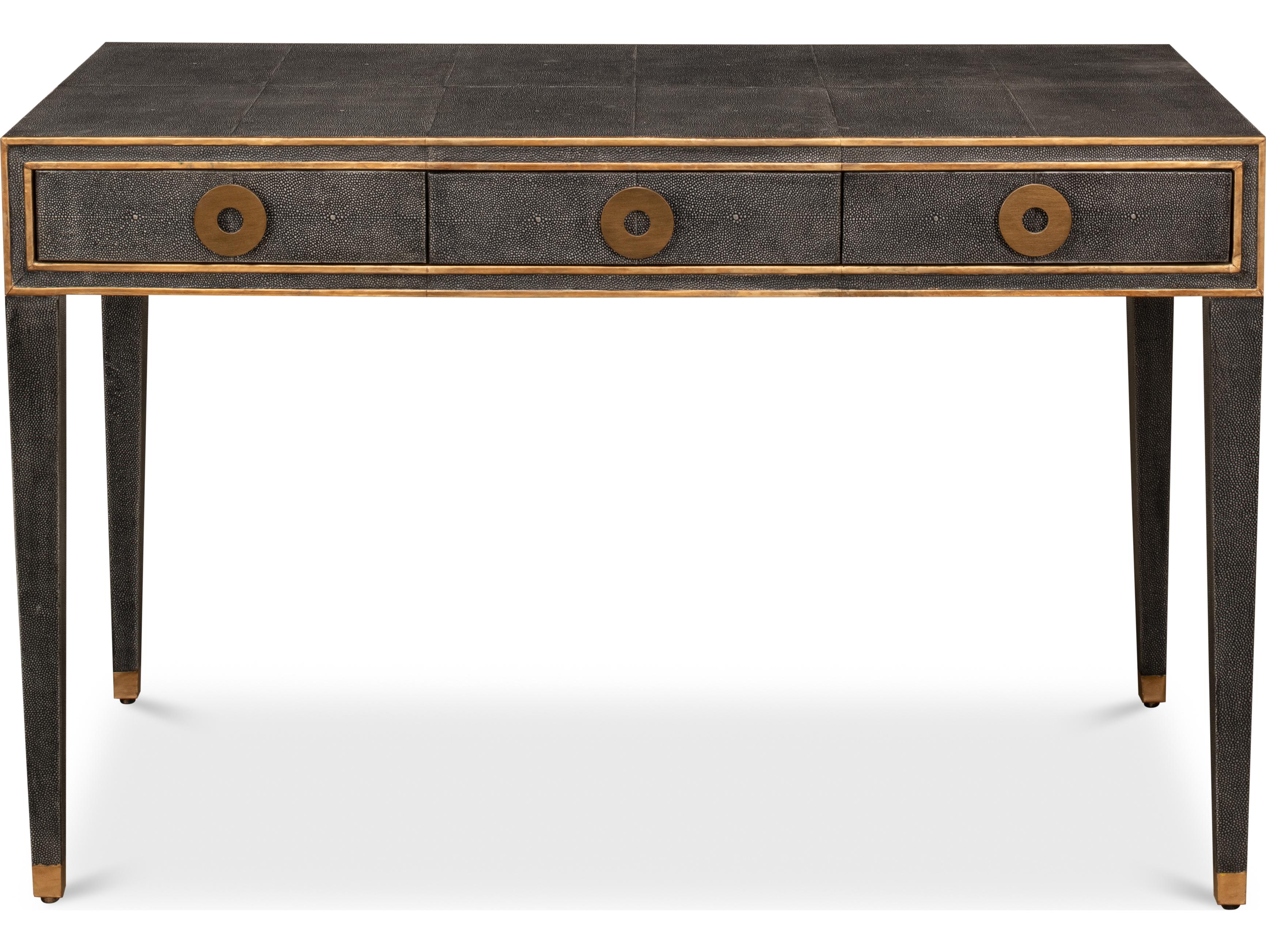 Sarreid Ltd Gabriella Shagreen Desk Table